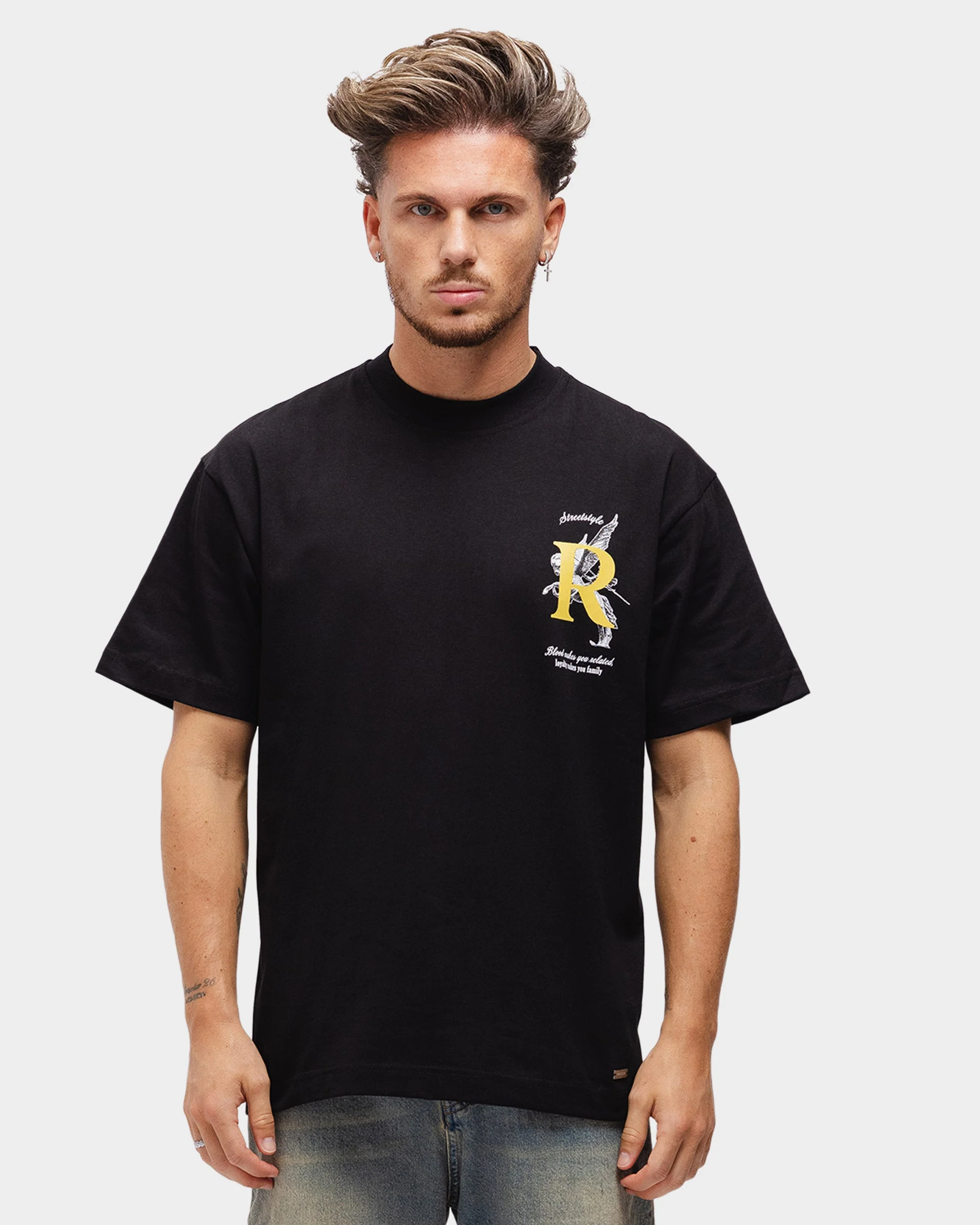 ARTEMIS T-SHIRT BLACK YELLOW - Image 3