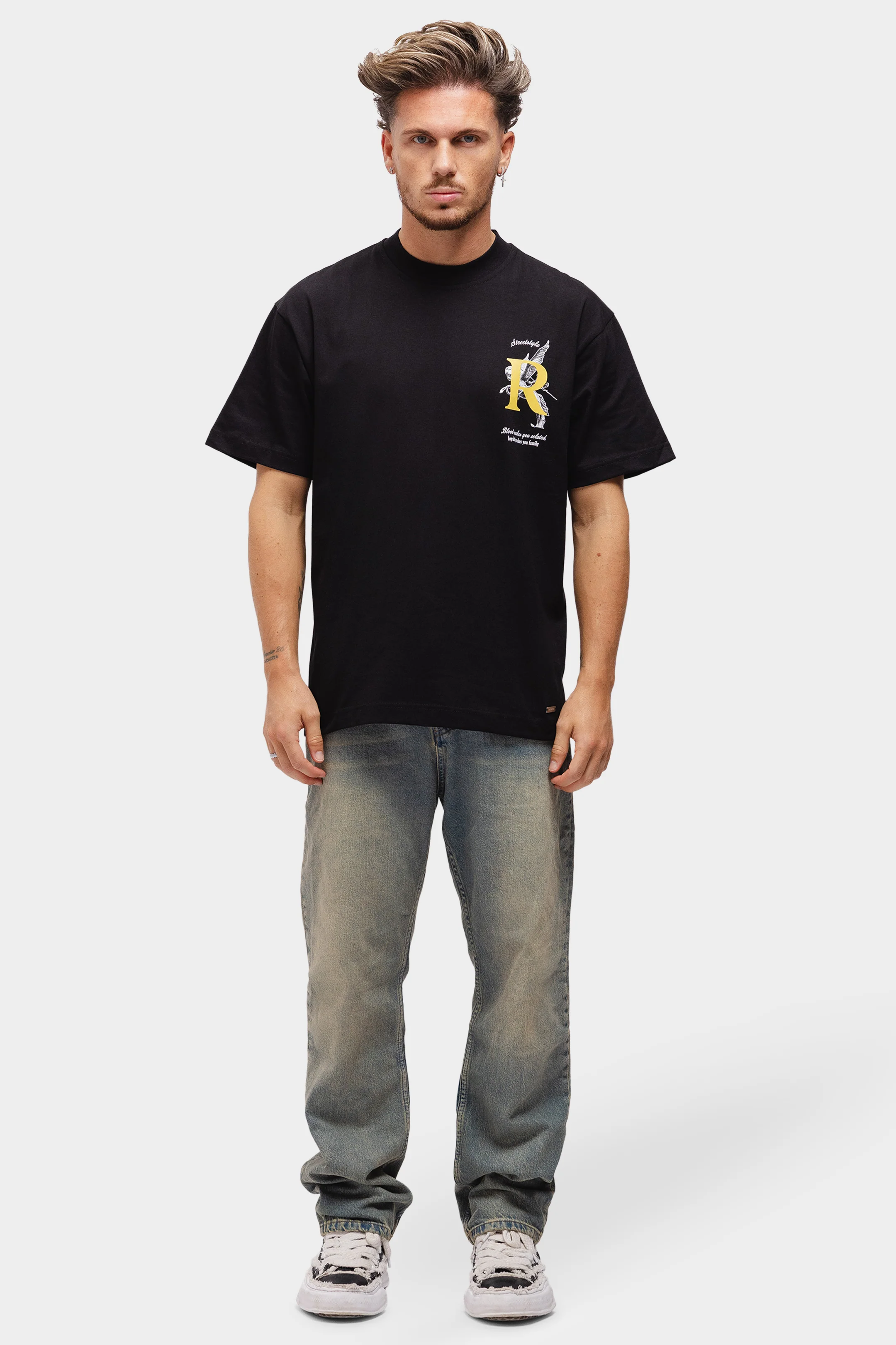 ARTEMIS T-SHIRT BLACK YELLOW - Image 8