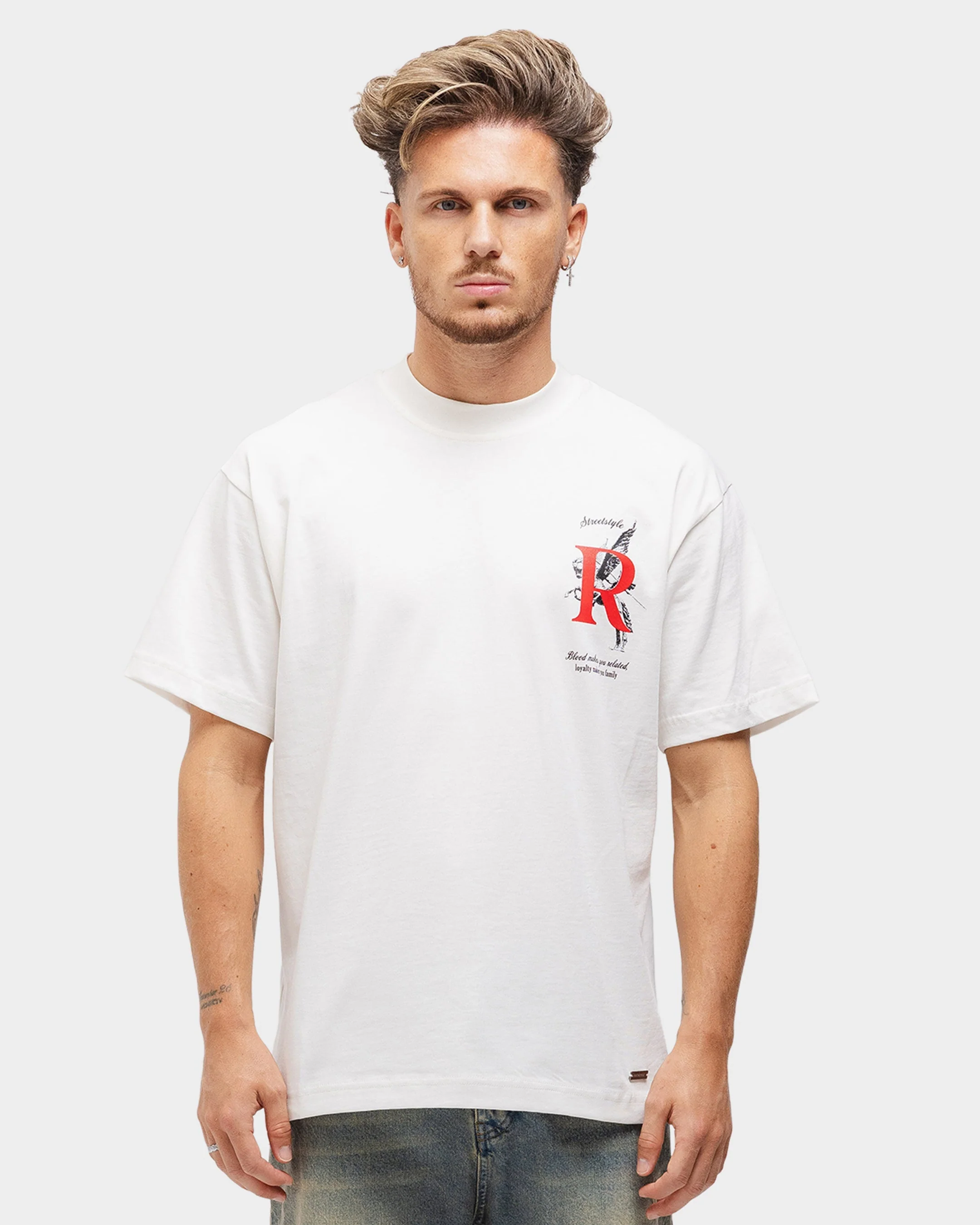 ARTEMIS T-SHIRT WHITE RED - Image 3