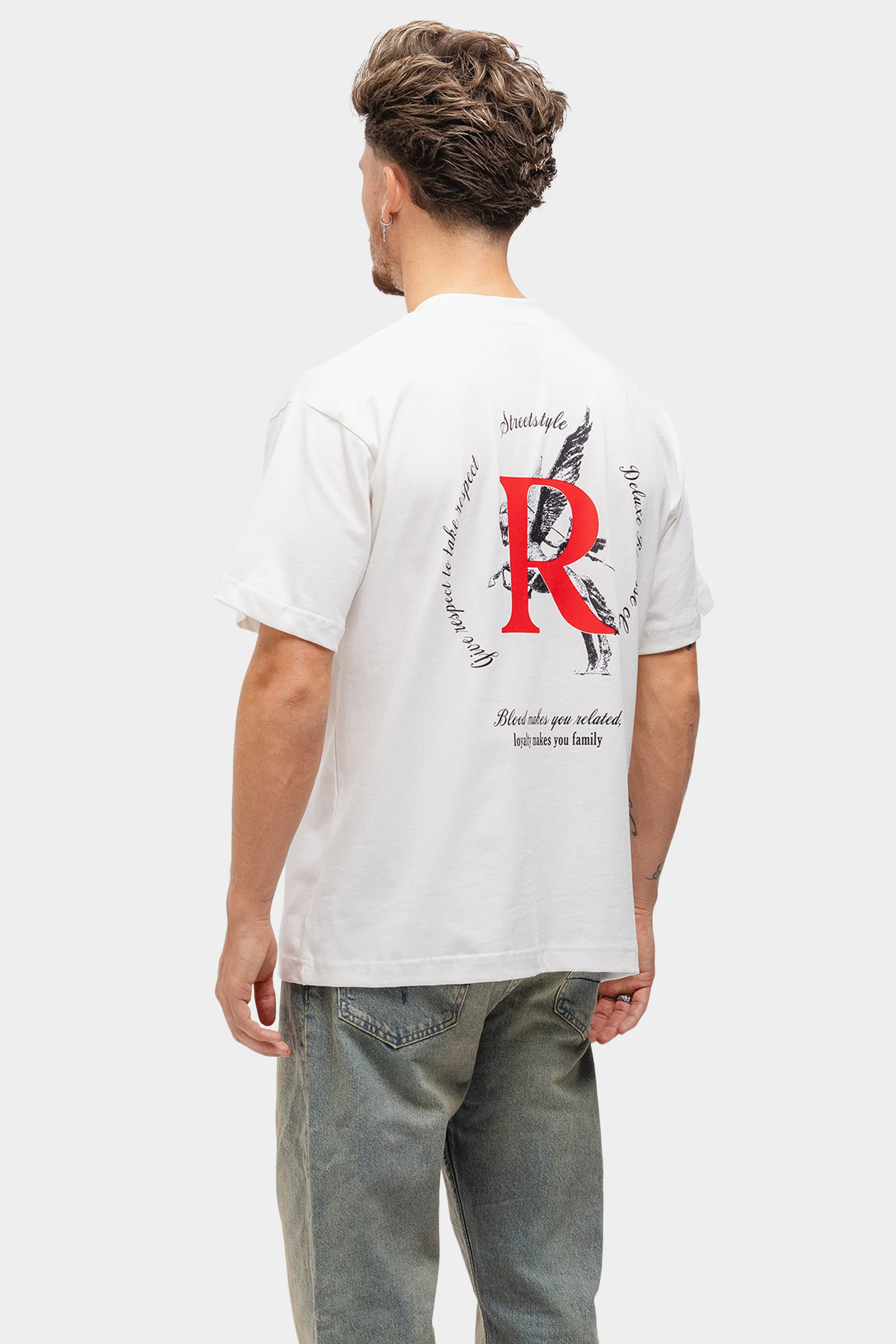 ARTEMIS T-SHIRT WHITE RED - Image 4