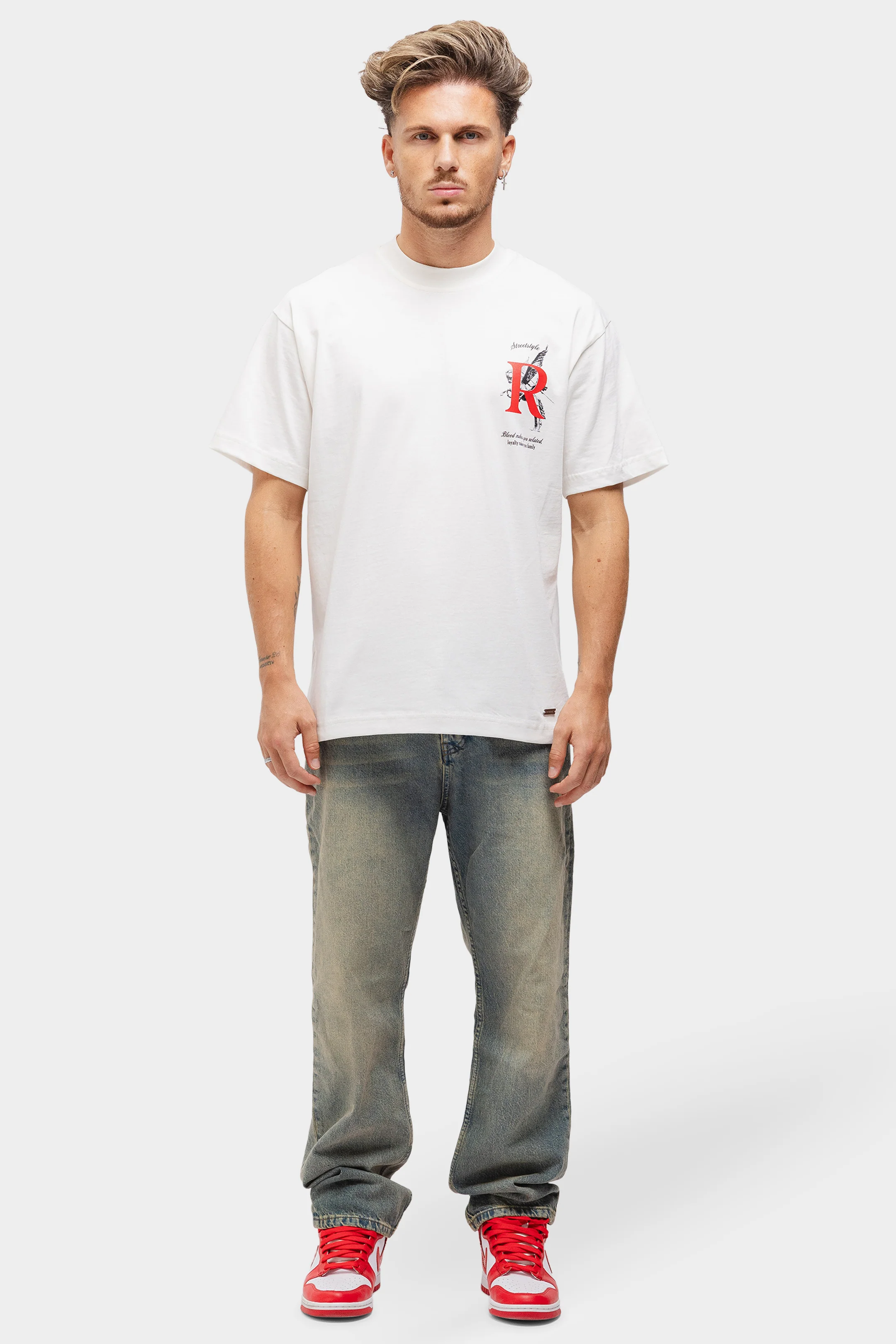 ARTEMIS T-SHIRT WHITE RED - Image 5