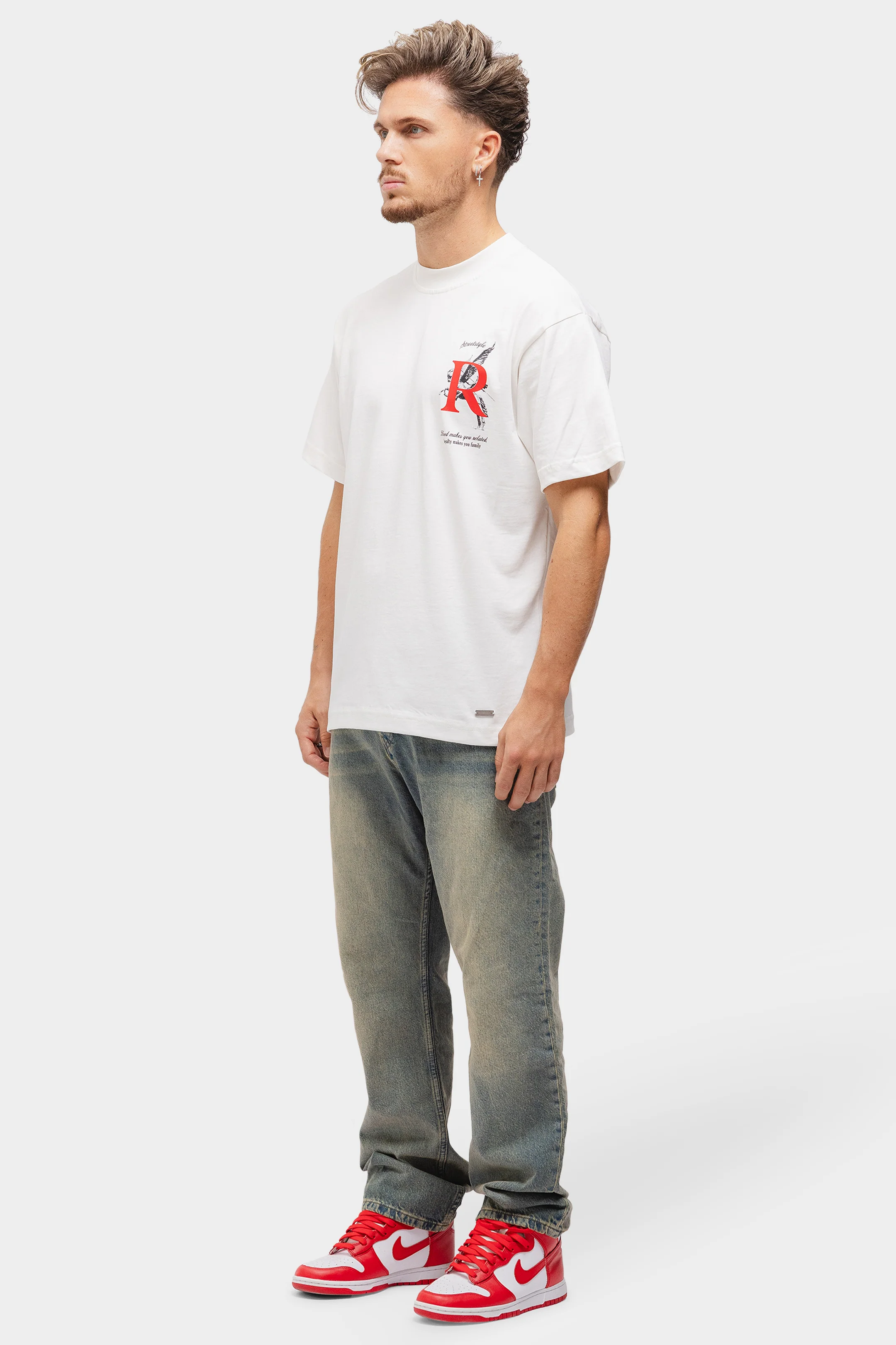 ARTEMIS T-SHIRT WHITE RED - Image 6