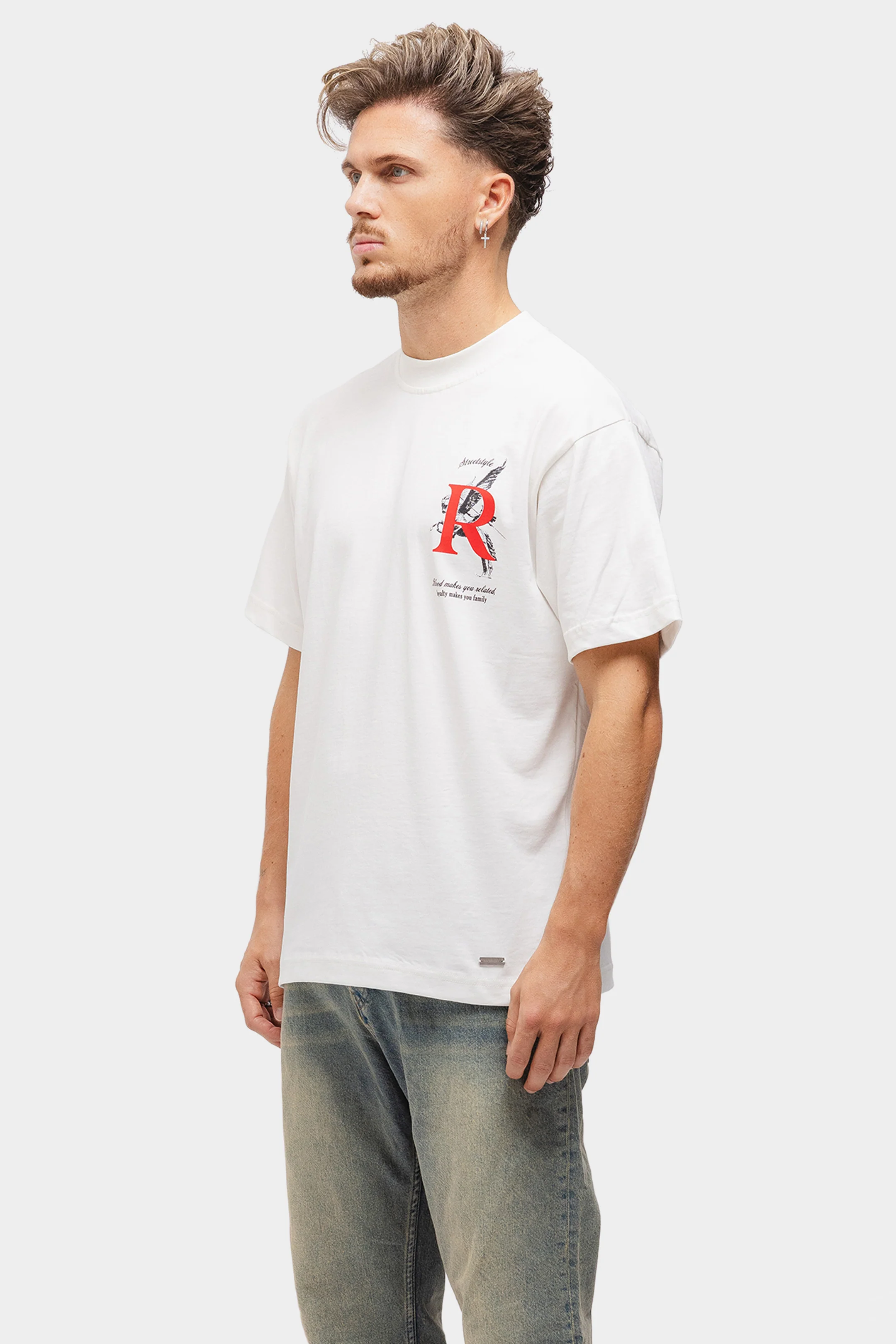 ARTEMIS T-SHIRT WHITE RED - Image 8