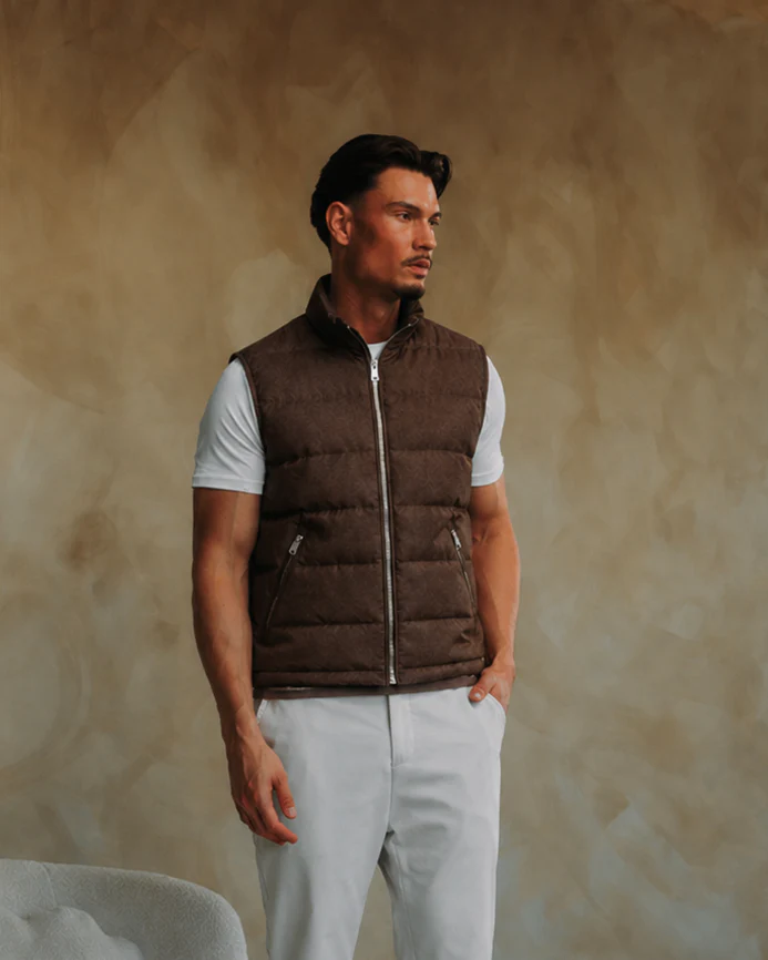 BASE BODYWARMER BROWN