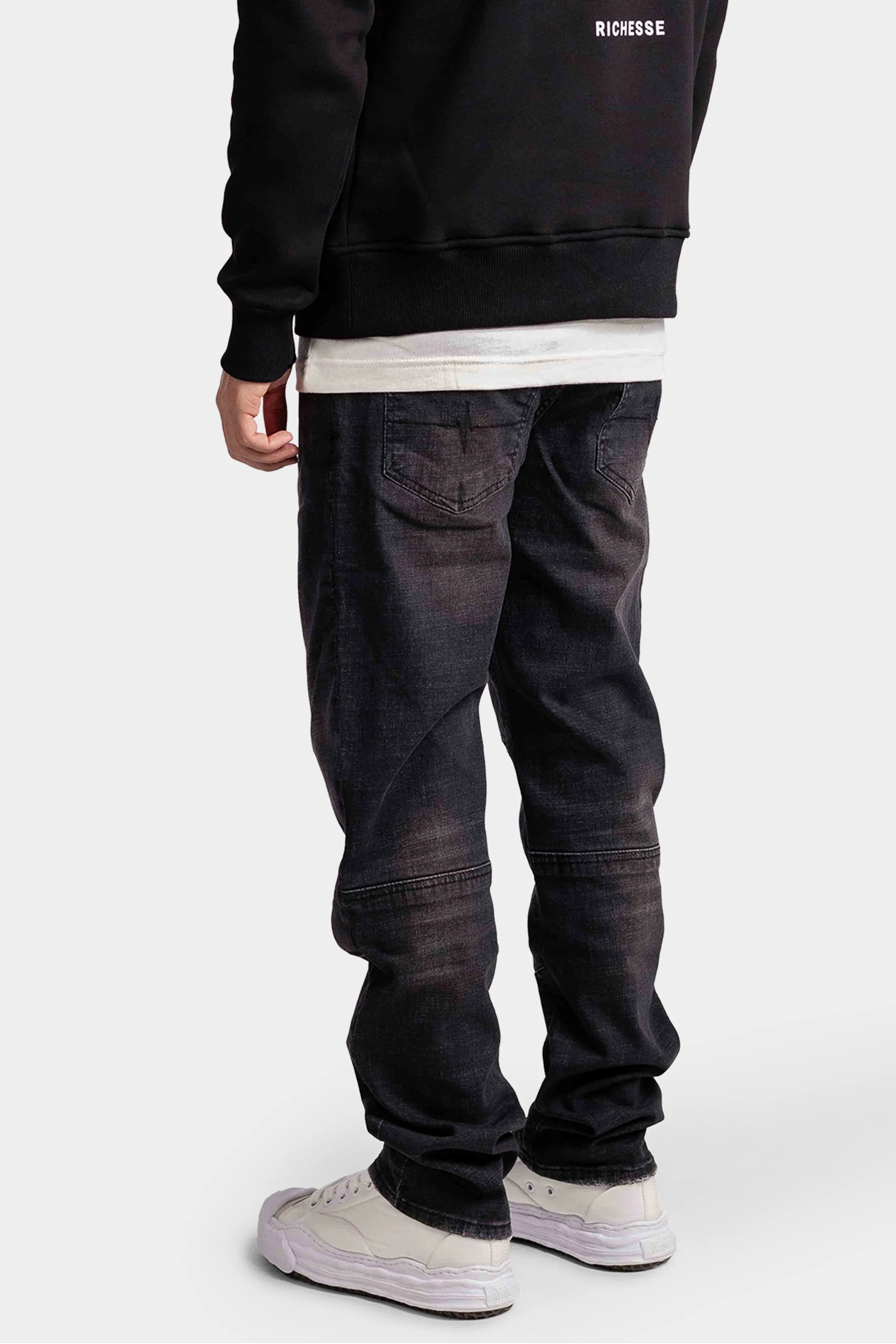 BULLET BLACK BAGGY JEANS - Image 4
