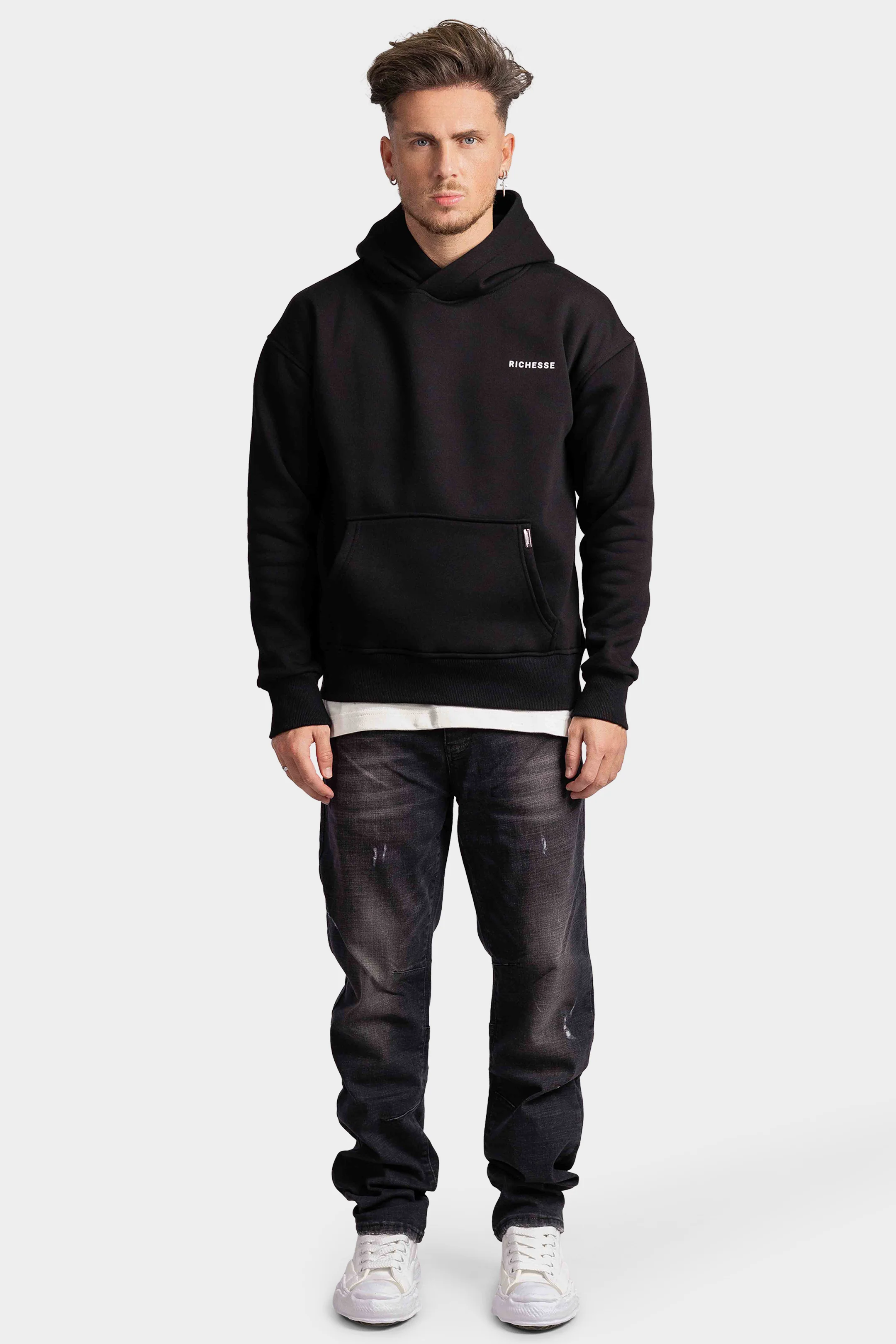 BULLET BLACK BAGGY JEANS - Image 5