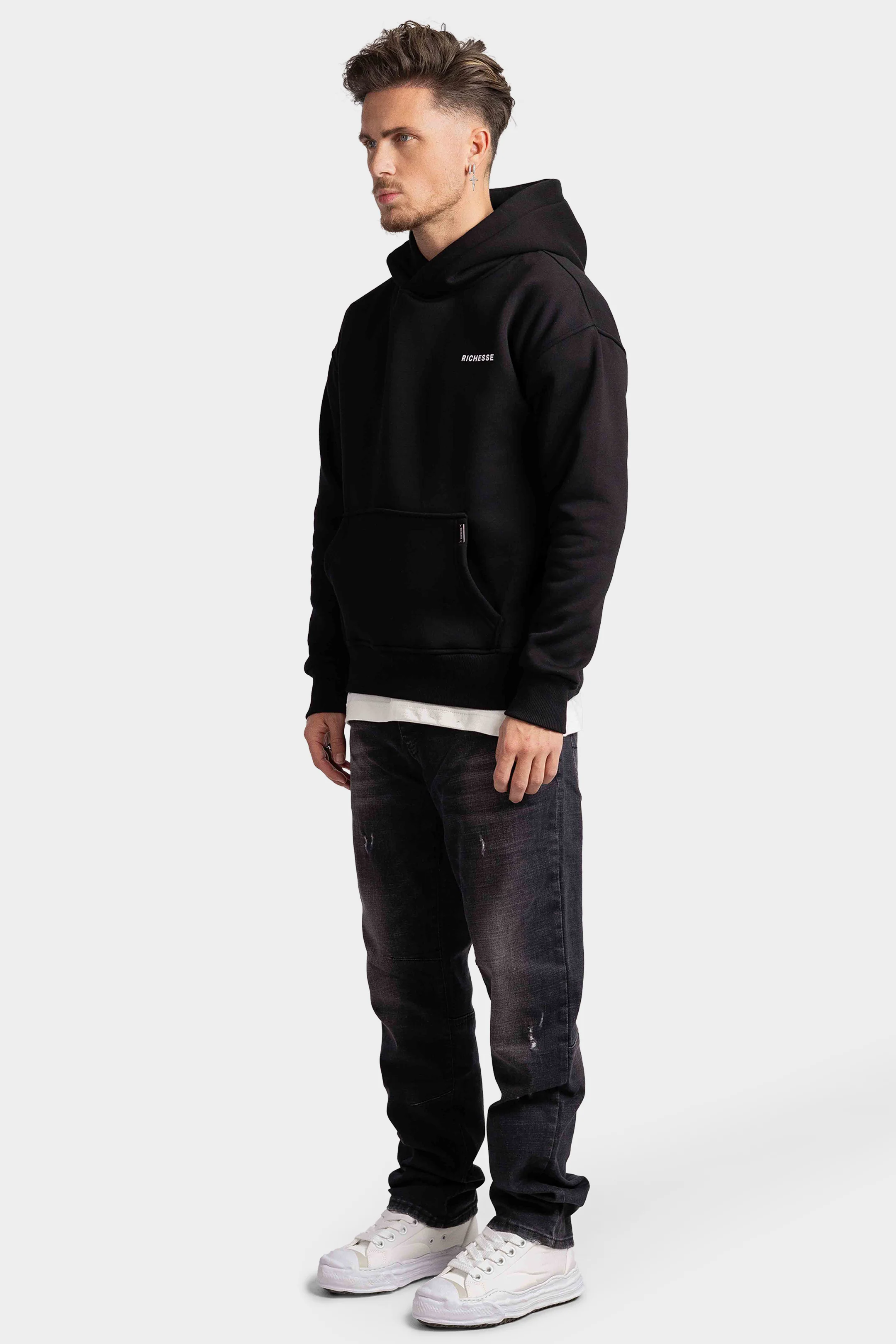 BULLET BLACK BAGGY JEANS - Image 6