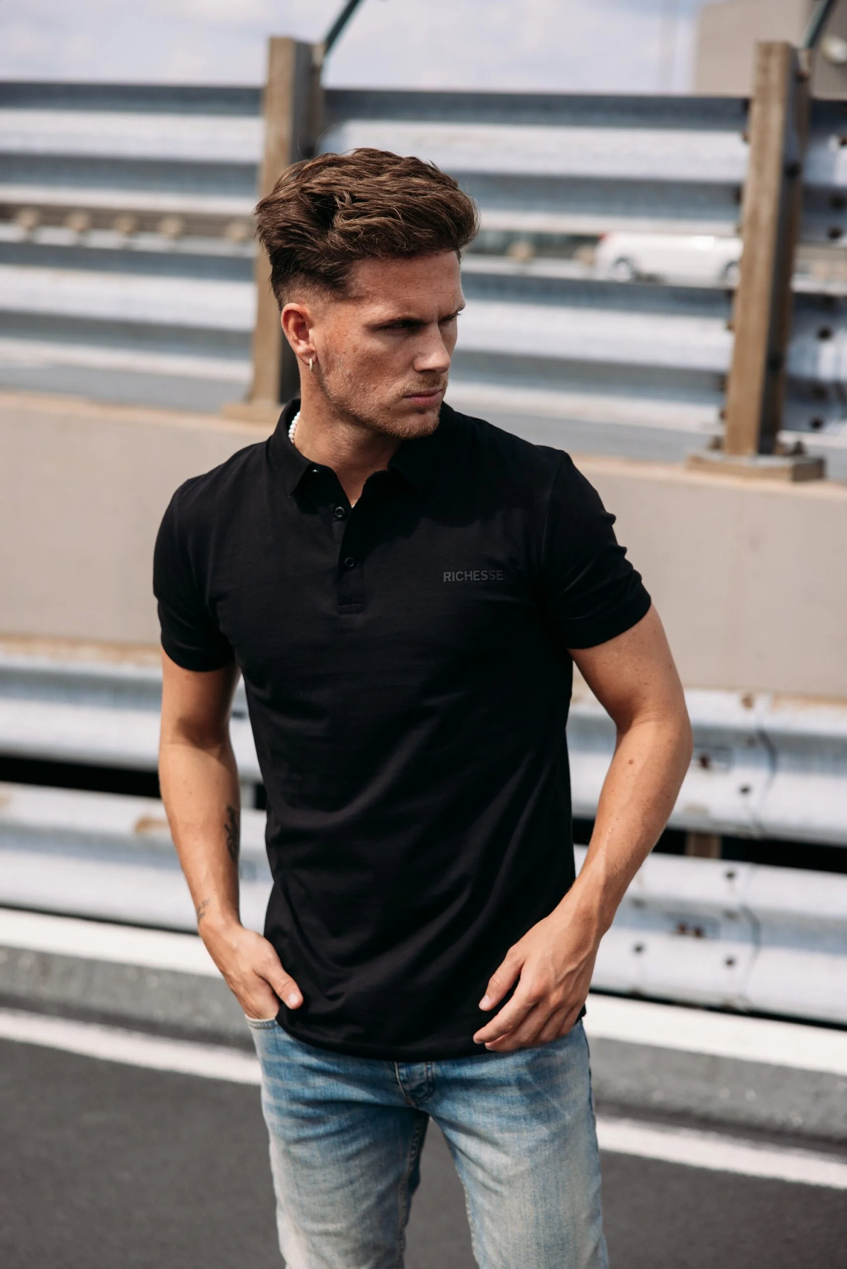 CREW POLO BLACK - Image 2