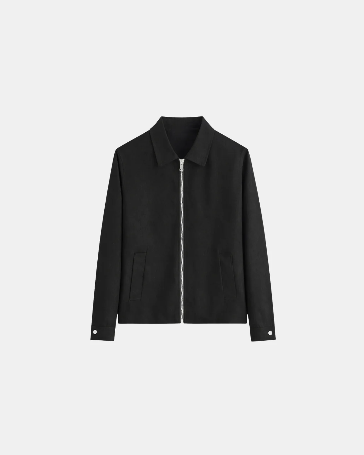 ESSENTIAL ZIP JACKET | BLACK - Image 2