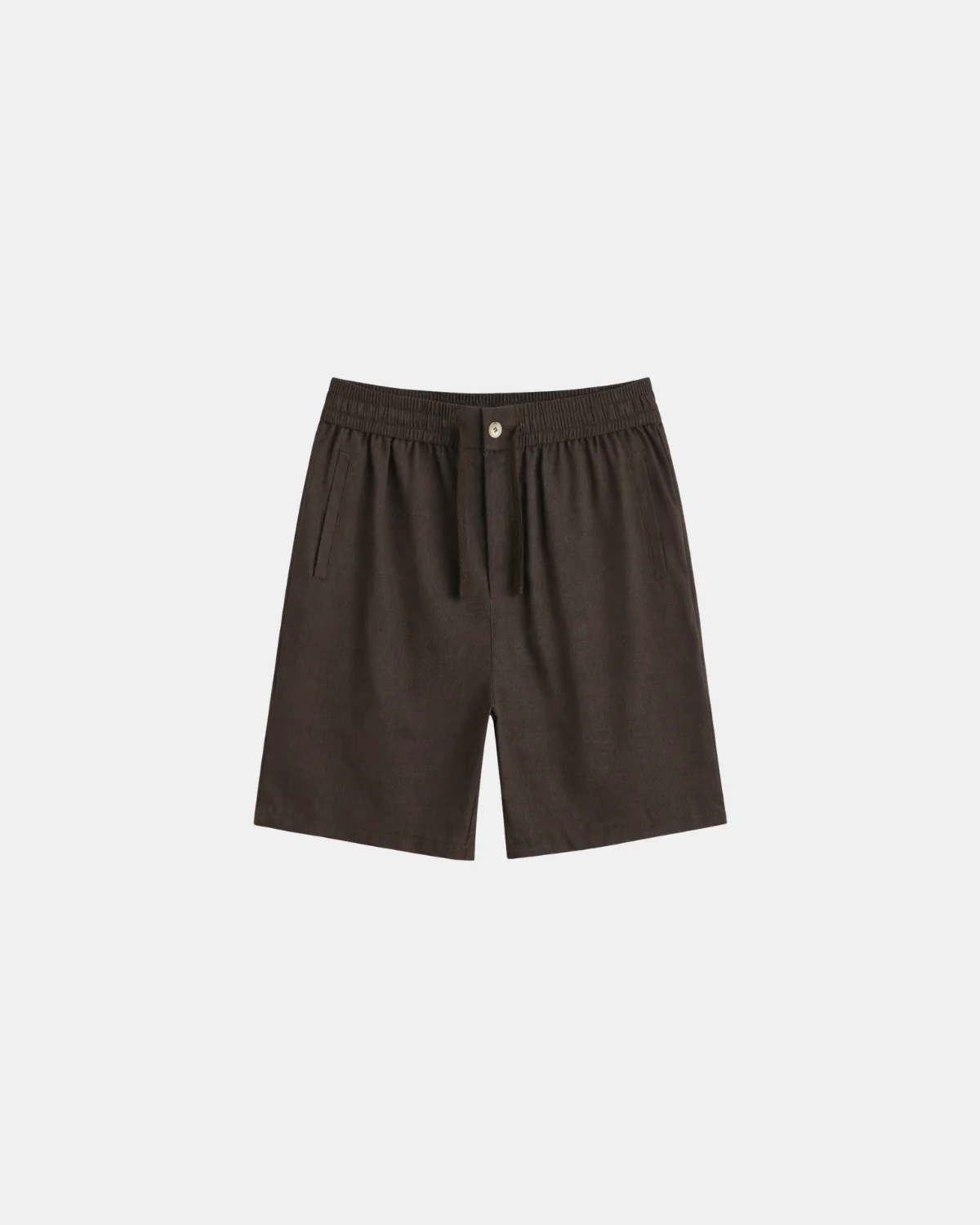 CORE LINNEN SHORT | DEEP BROWN - Image 2