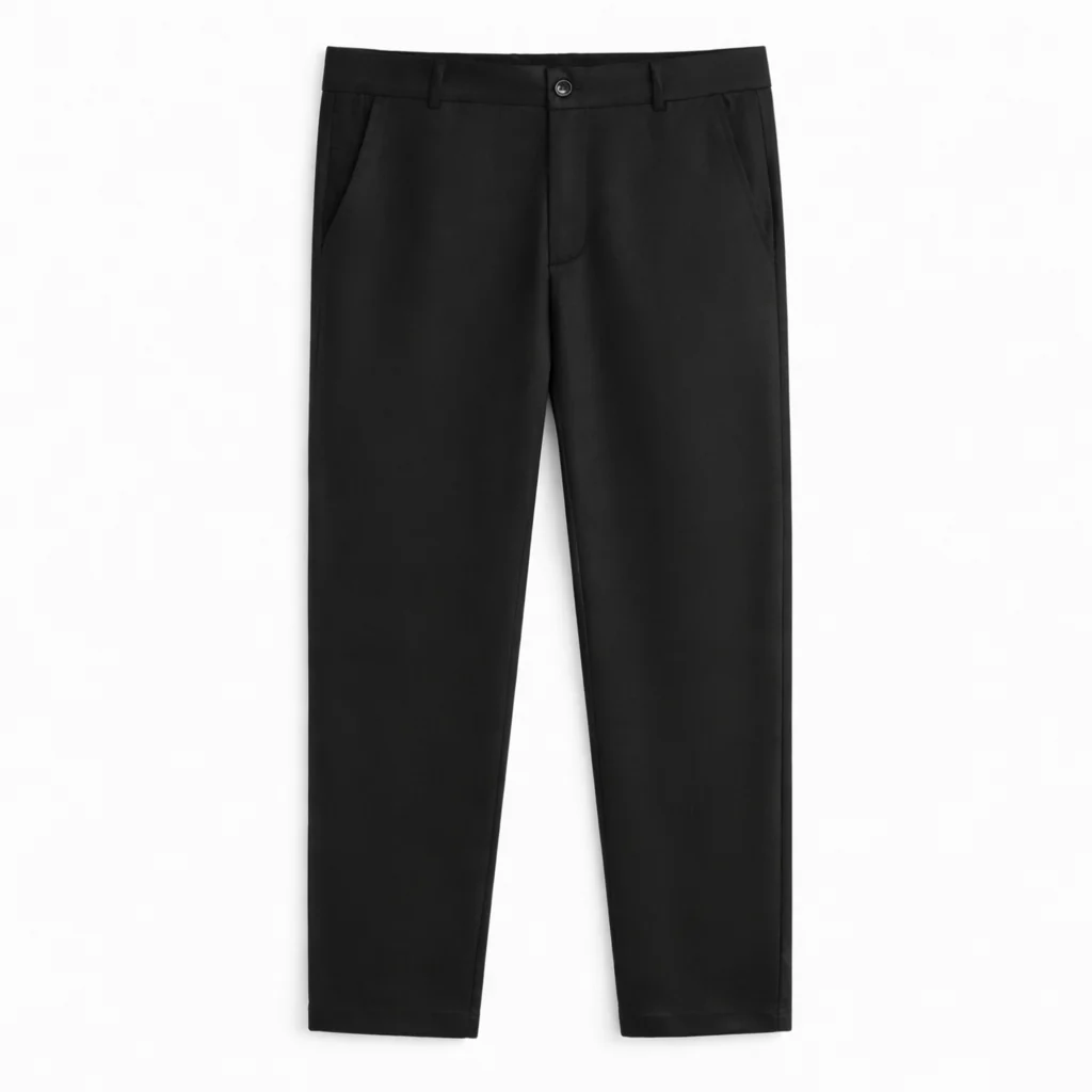 CORE STRAIGHT PANTS BLACK - Image 4
