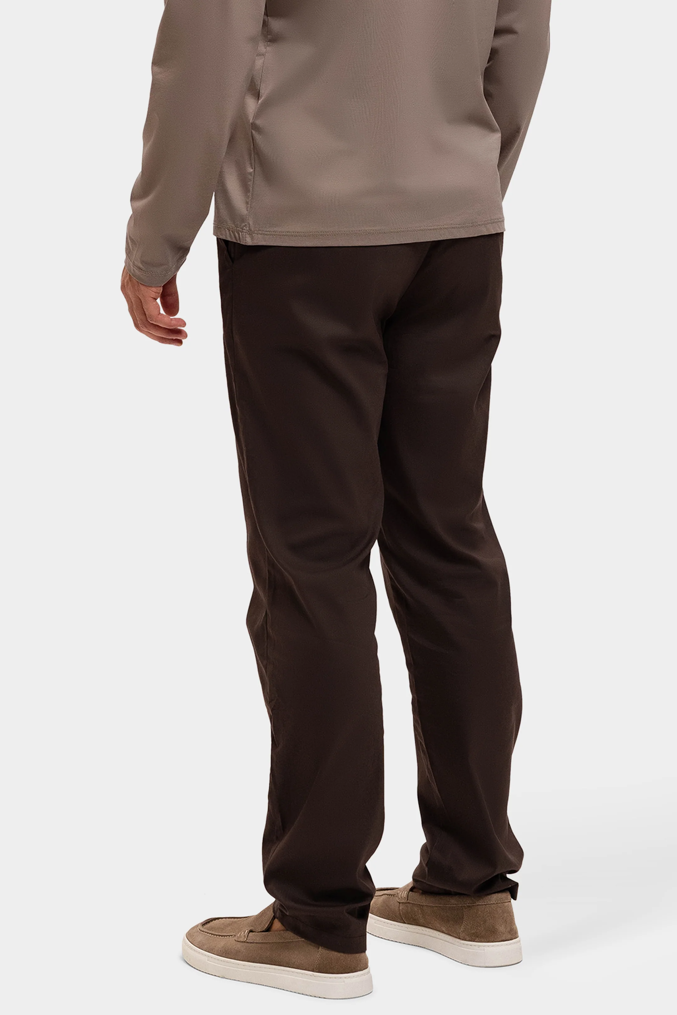 CORE STRAIGHT PANTS BROWN - Image 5