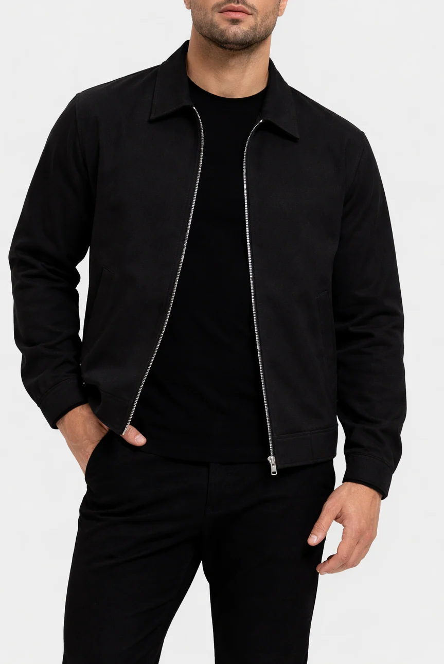 CORE ZIP JACKET | BLACK - Image 2