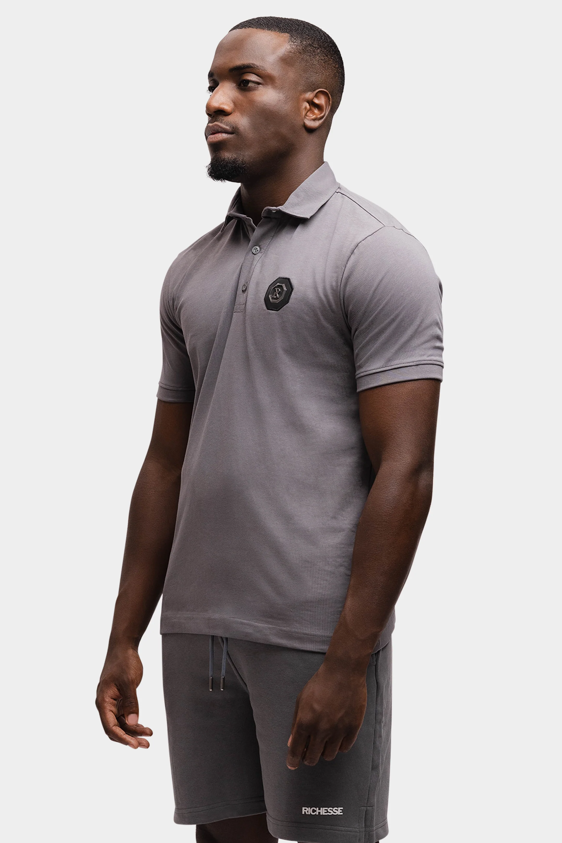 DELUXE POLO GRIJS - Image 2