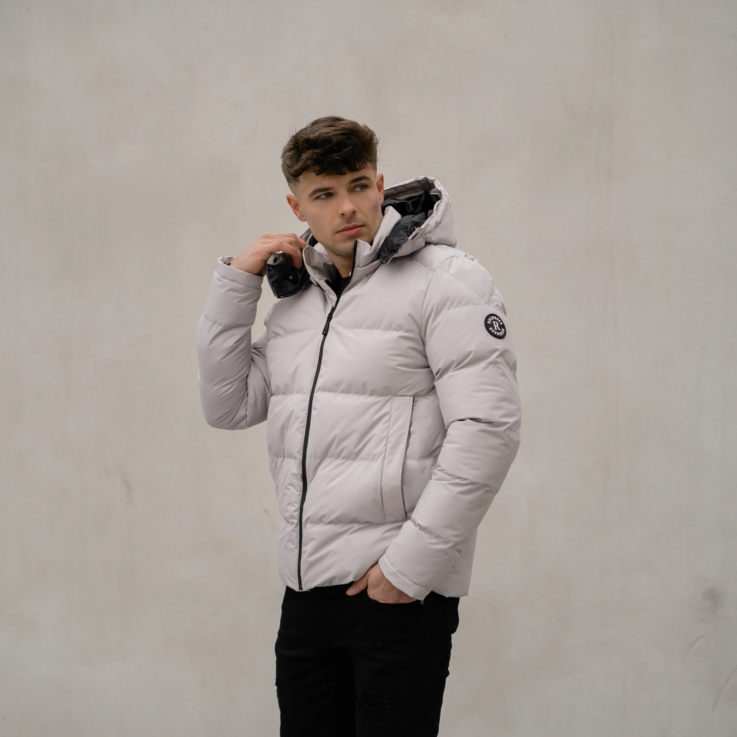 Devon Puffer Jas stone - Image 4