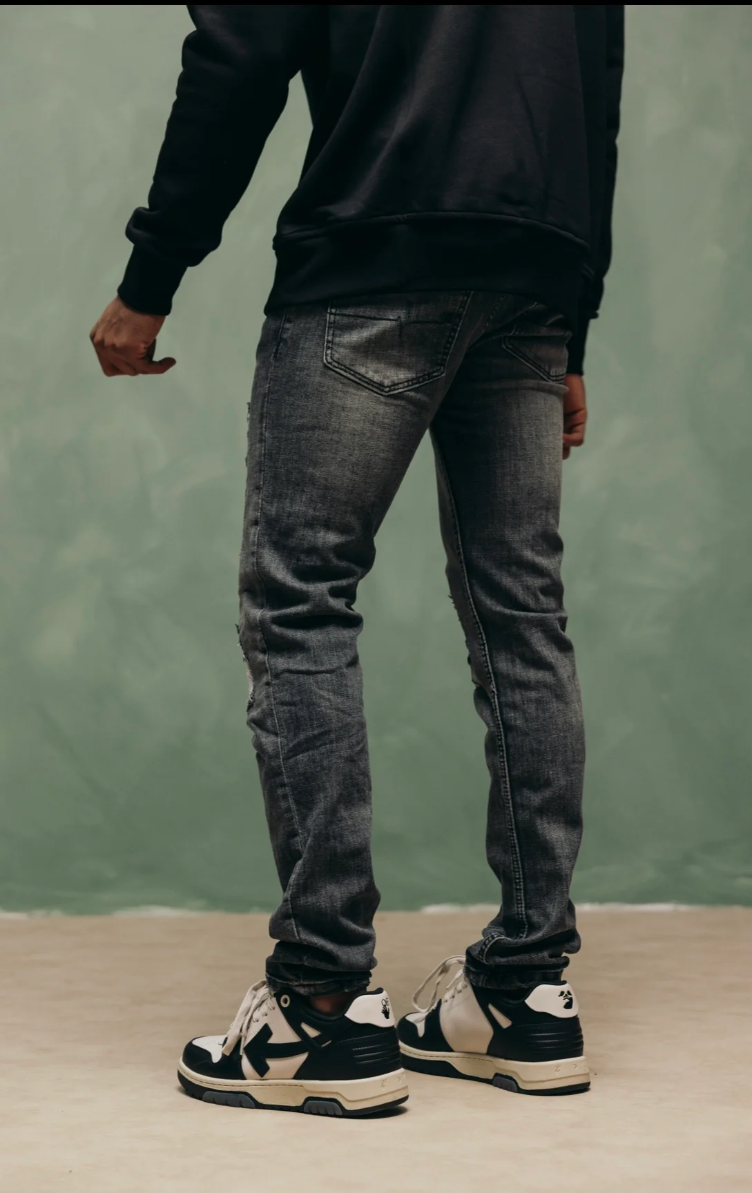 FORCE DELUXE GREY JEANS - Image 5