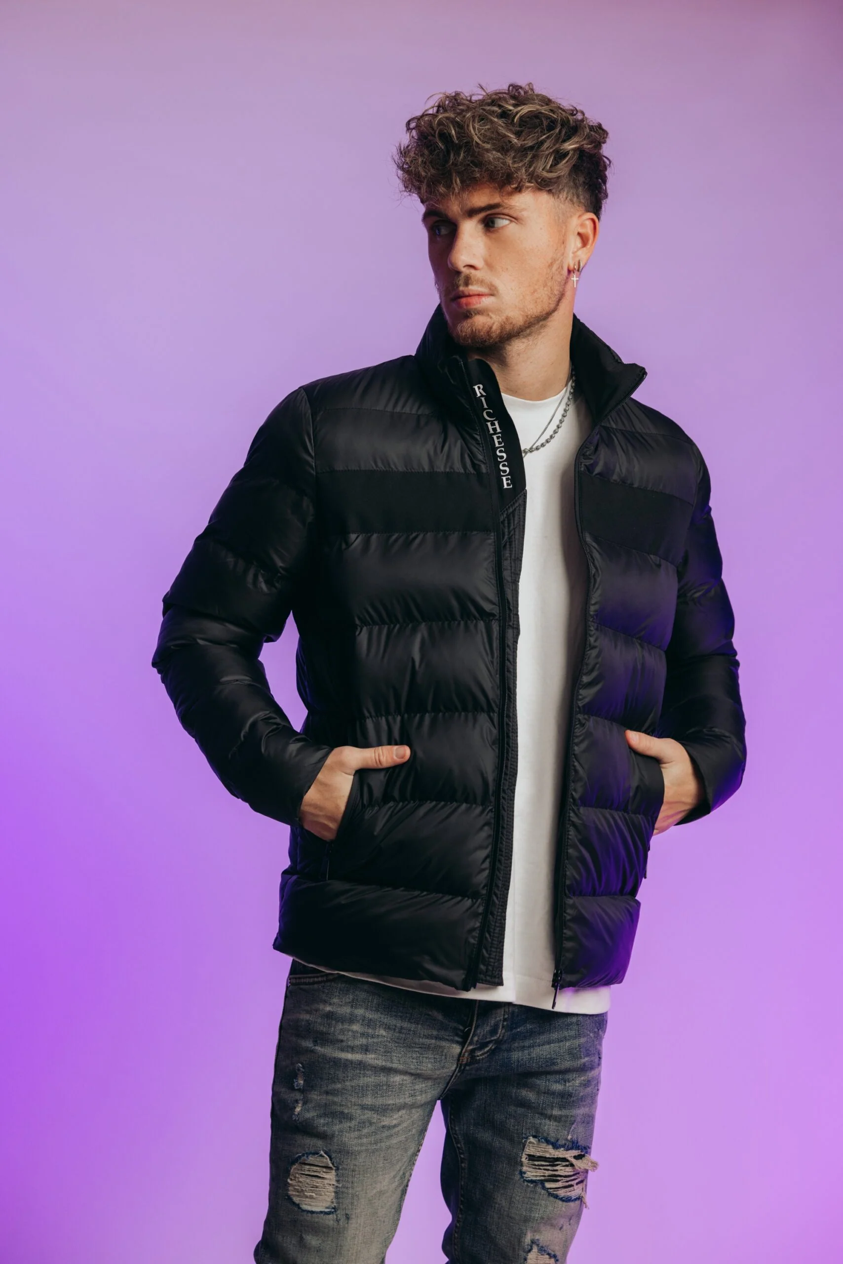HASTINGS PUFFER JACKET BLACK - Image 2