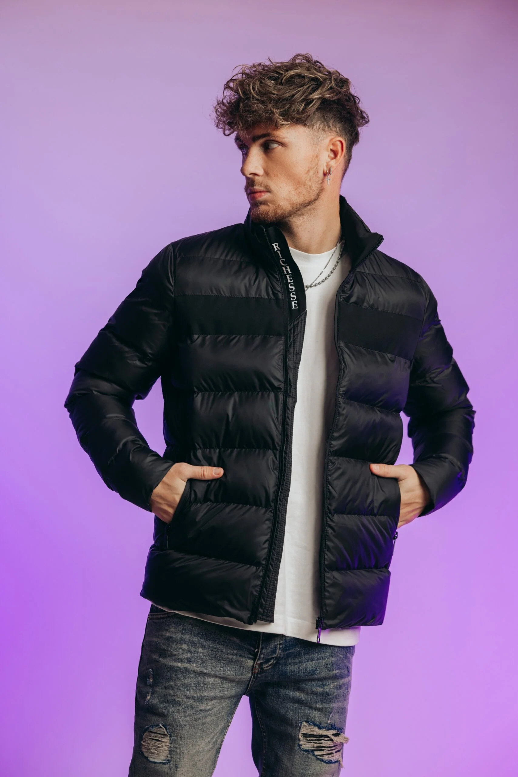 HASTINGS PUFFER JACKET BLACK - Image 4