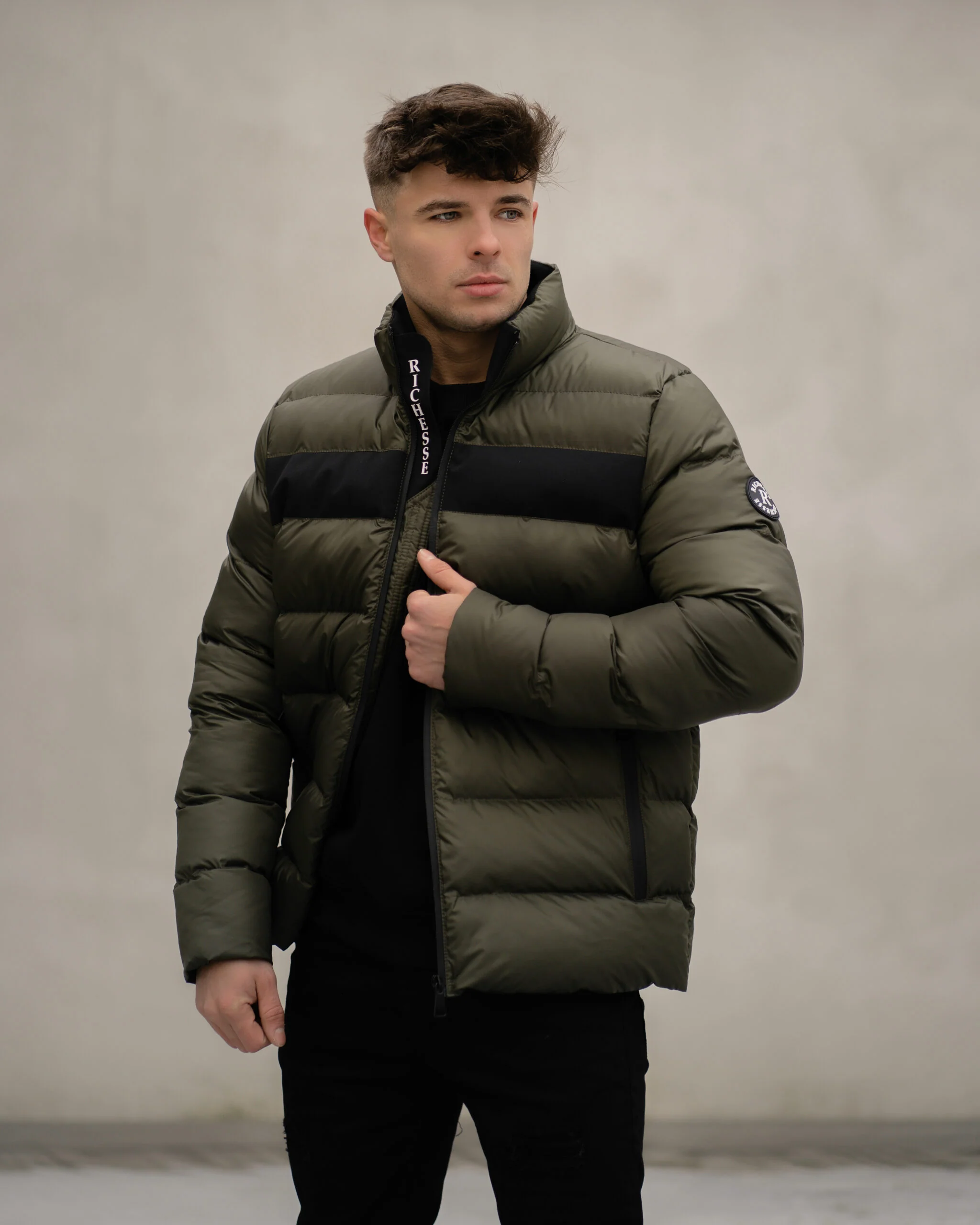 Hastings Puffer Jacket khaki - Image 3