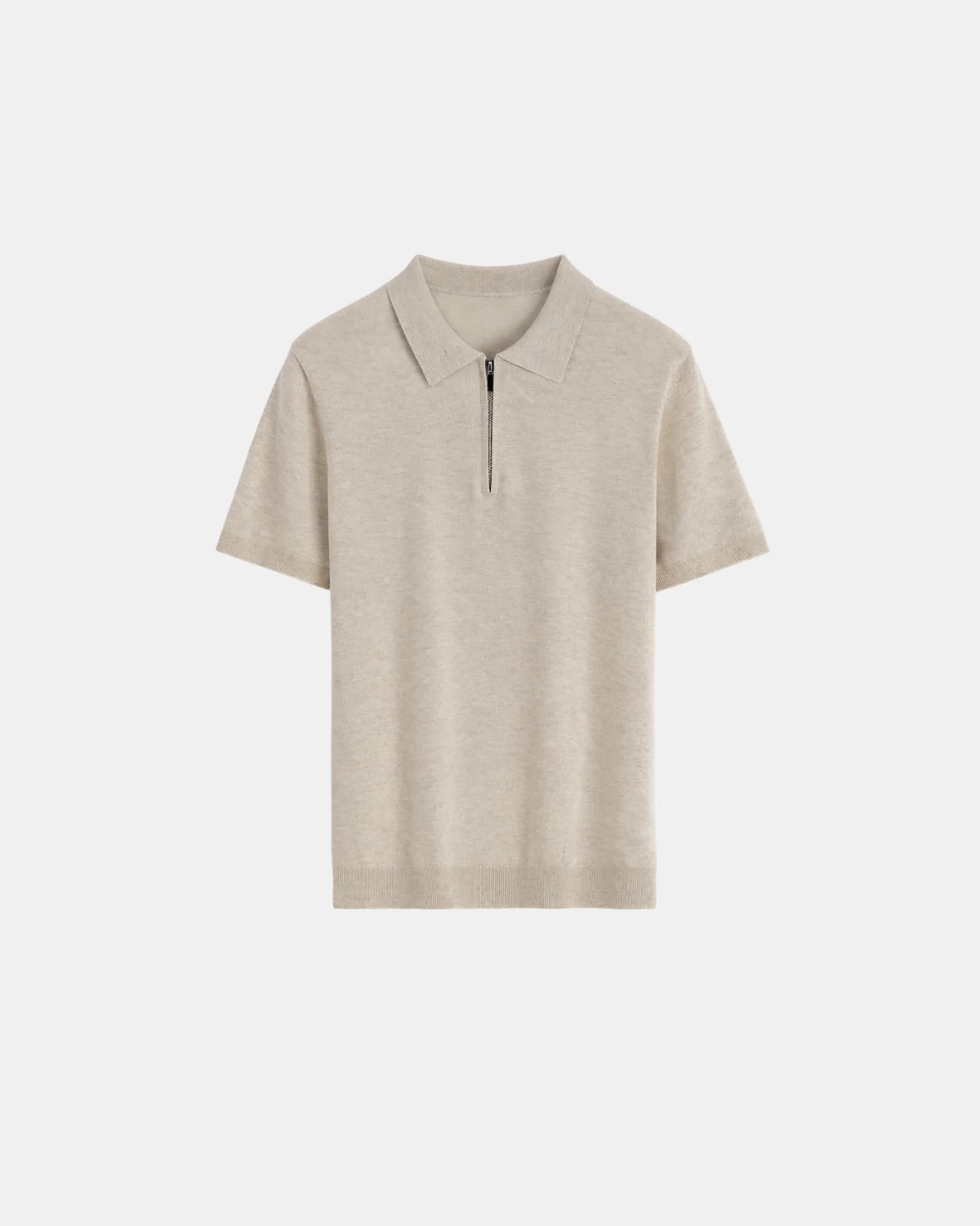 KNIT POLO | CREME