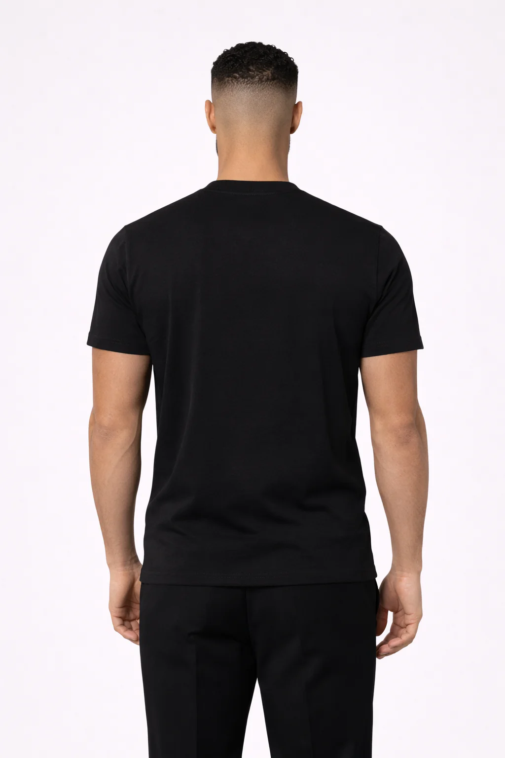 LOGO T-SHIRT ZWART REGULAR FIT - Image 3