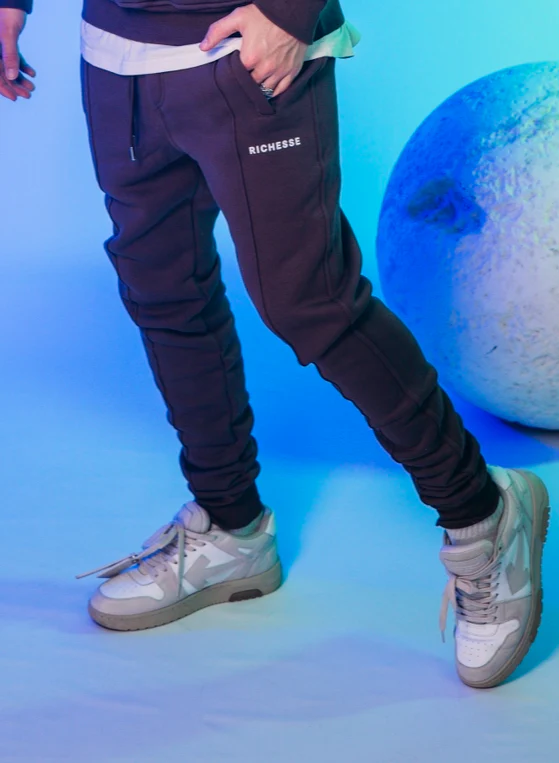 LOGO TRACKPANTS COFFEE - Image 3