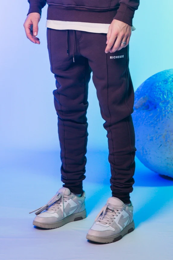 LOGO TRACKPANTS COFFEE - Image 4