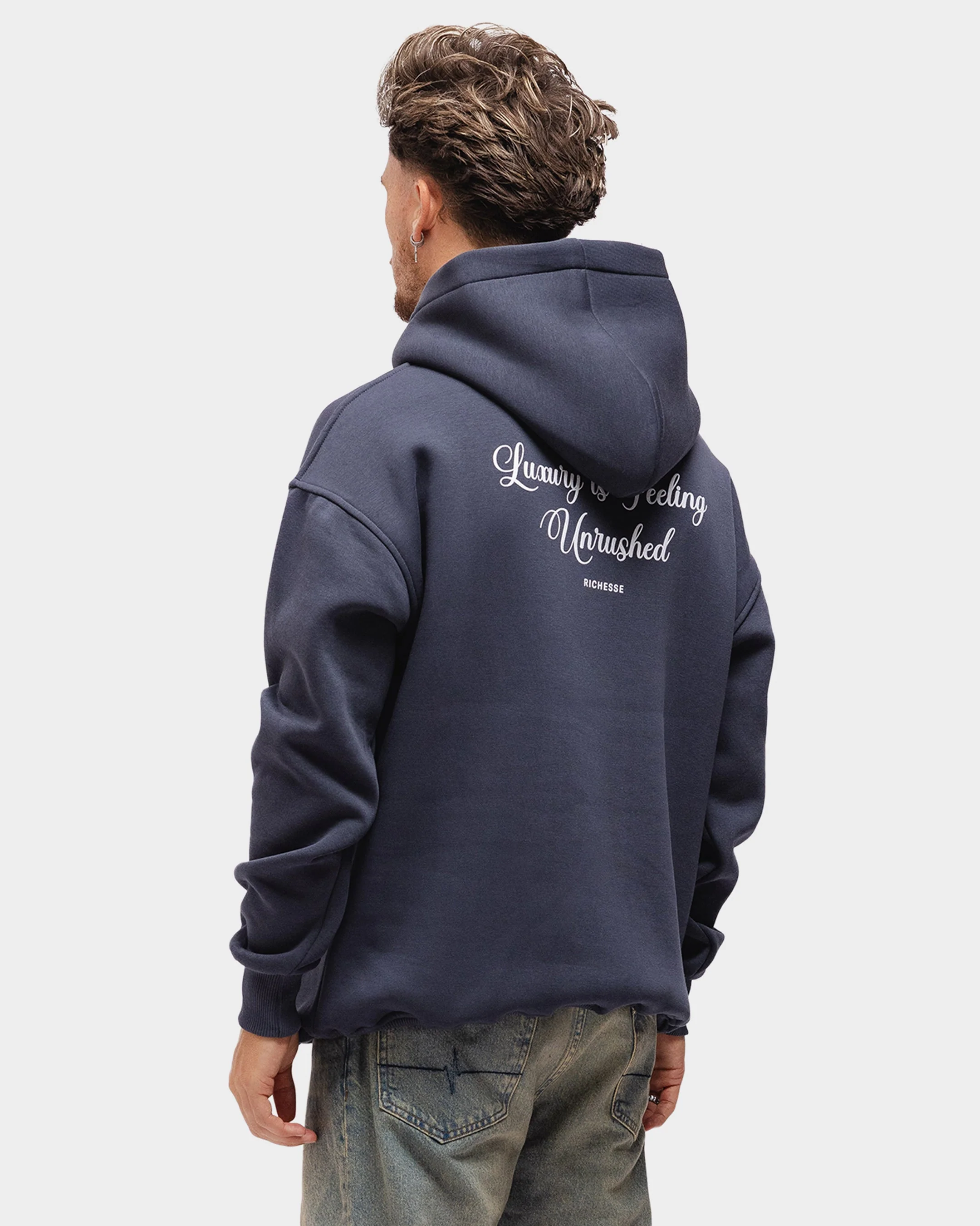 UNRUSHED HOODIE GREY - Image 2