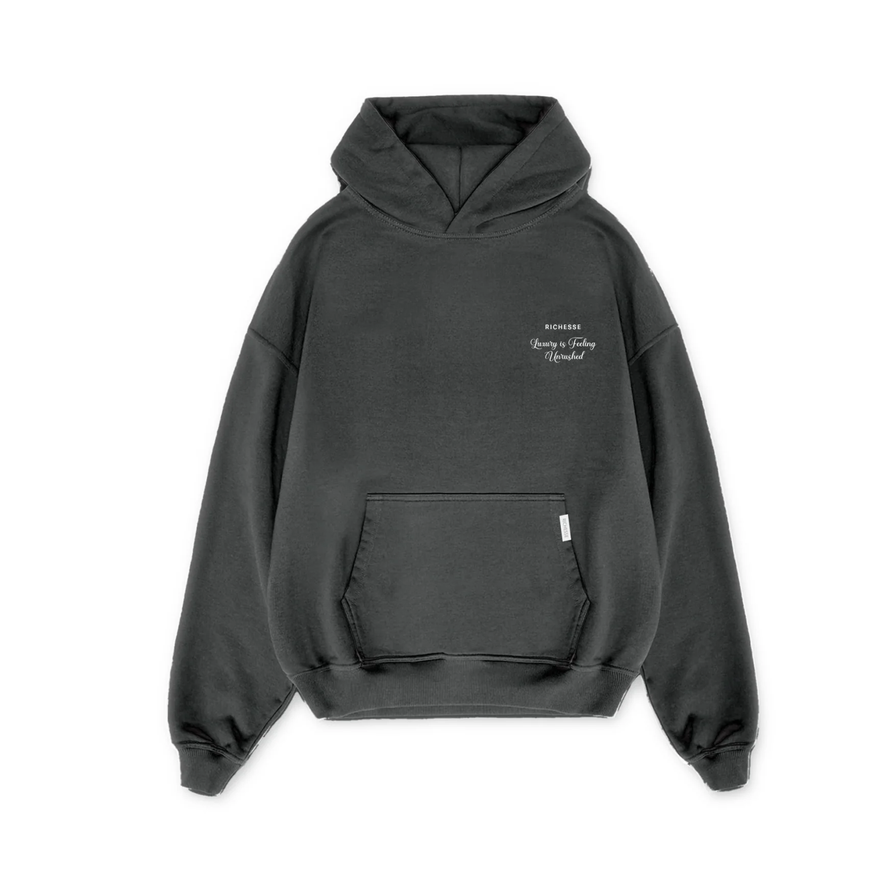 UNRUSHED HOODIE GREY - Image 6