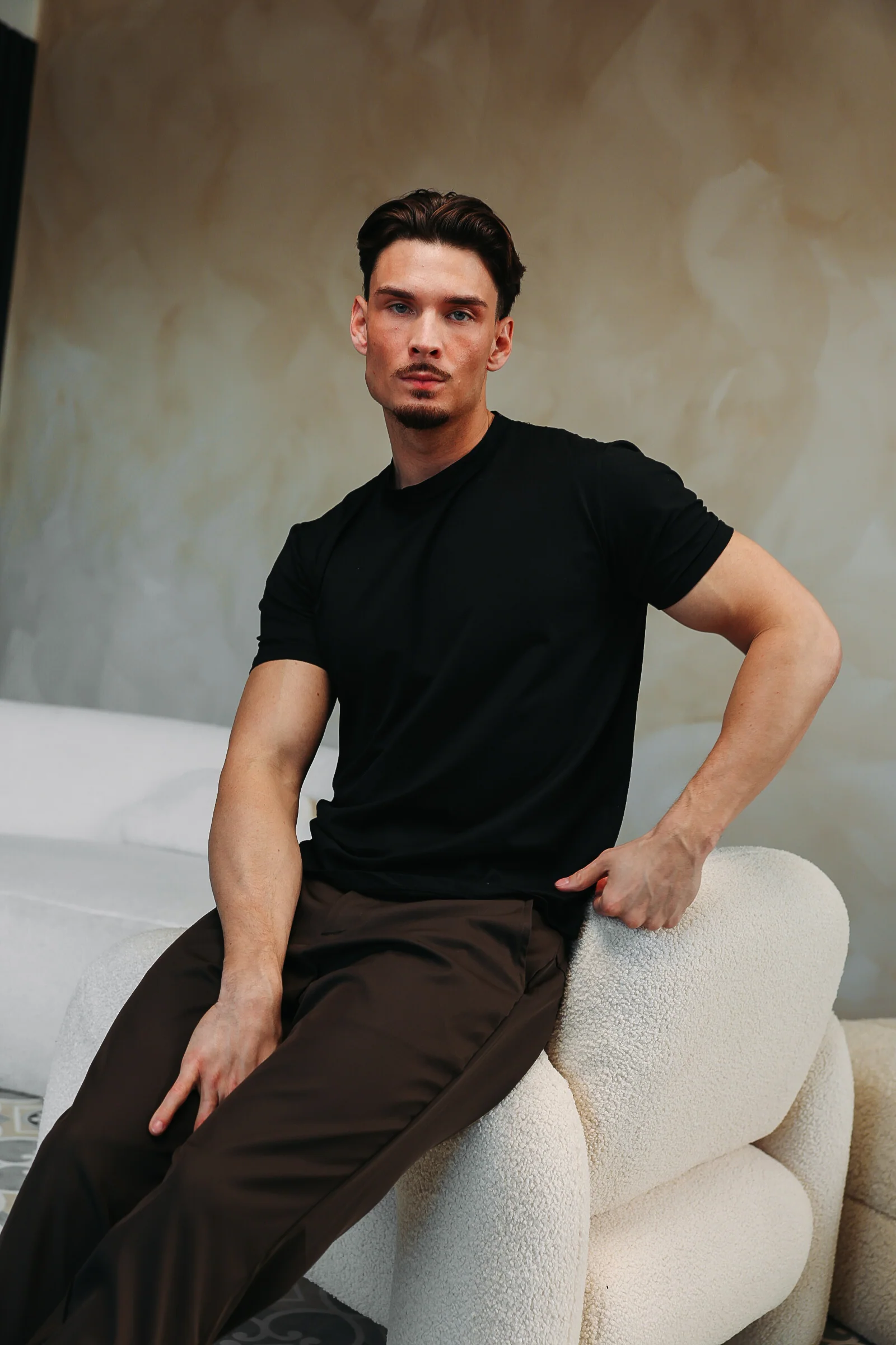 SHINY ESSENTIAL SHIRT BLACK - Image 7