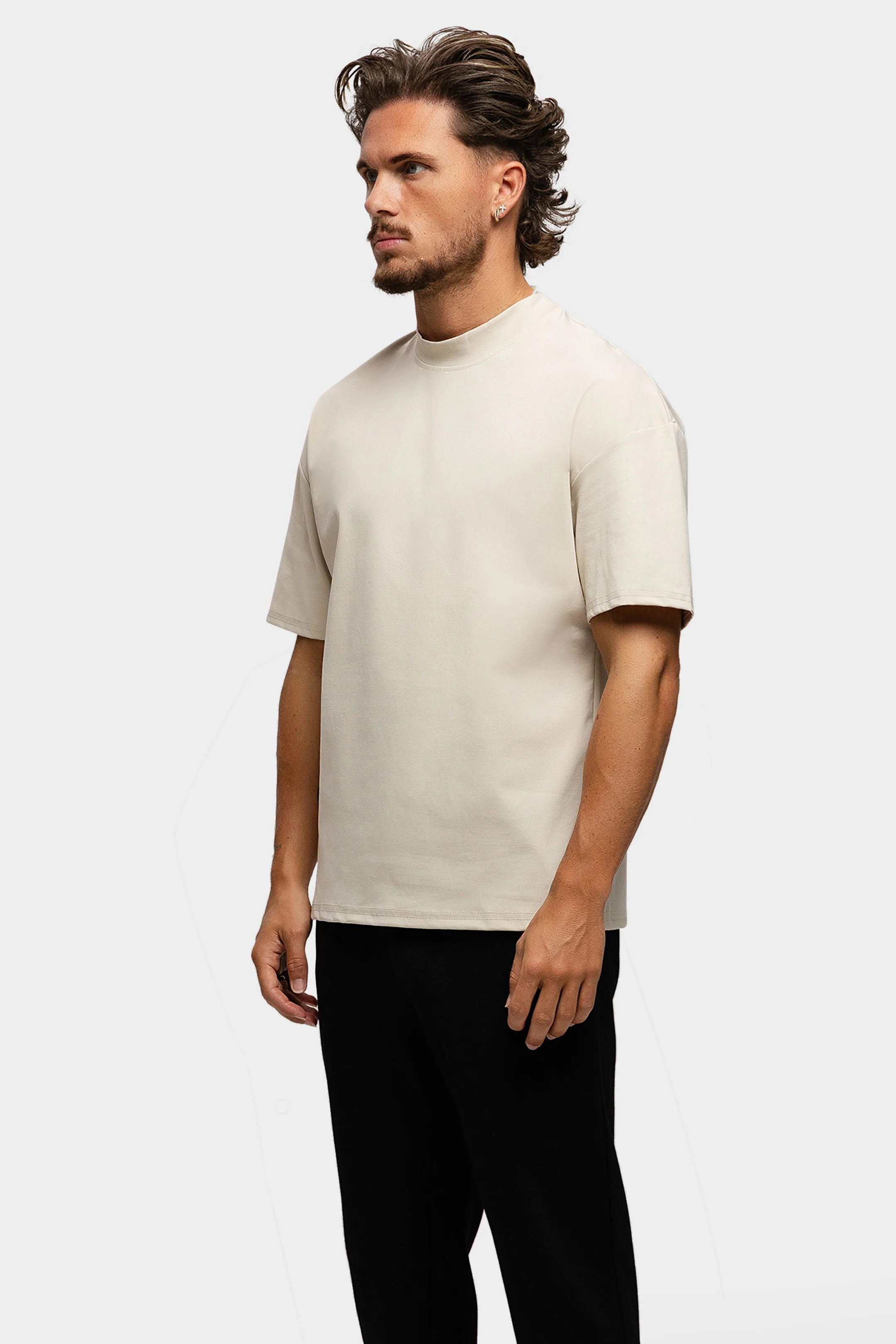 ESSENTIAL MATTE SHIRT LIGHT BEIGE - Image 3