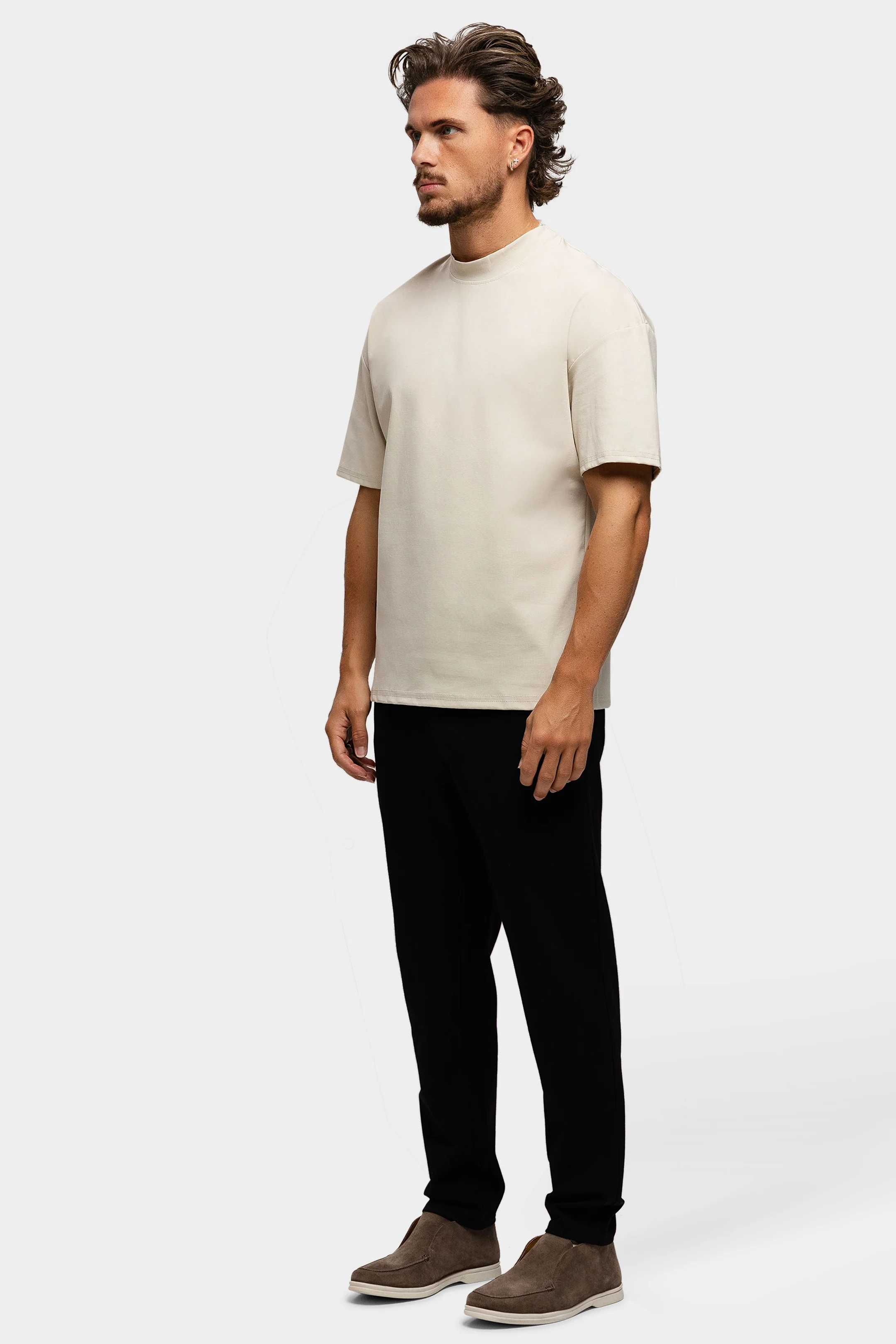 ESSENTIAL MATTE SHIRT LIGHT BEIGE - Image 4