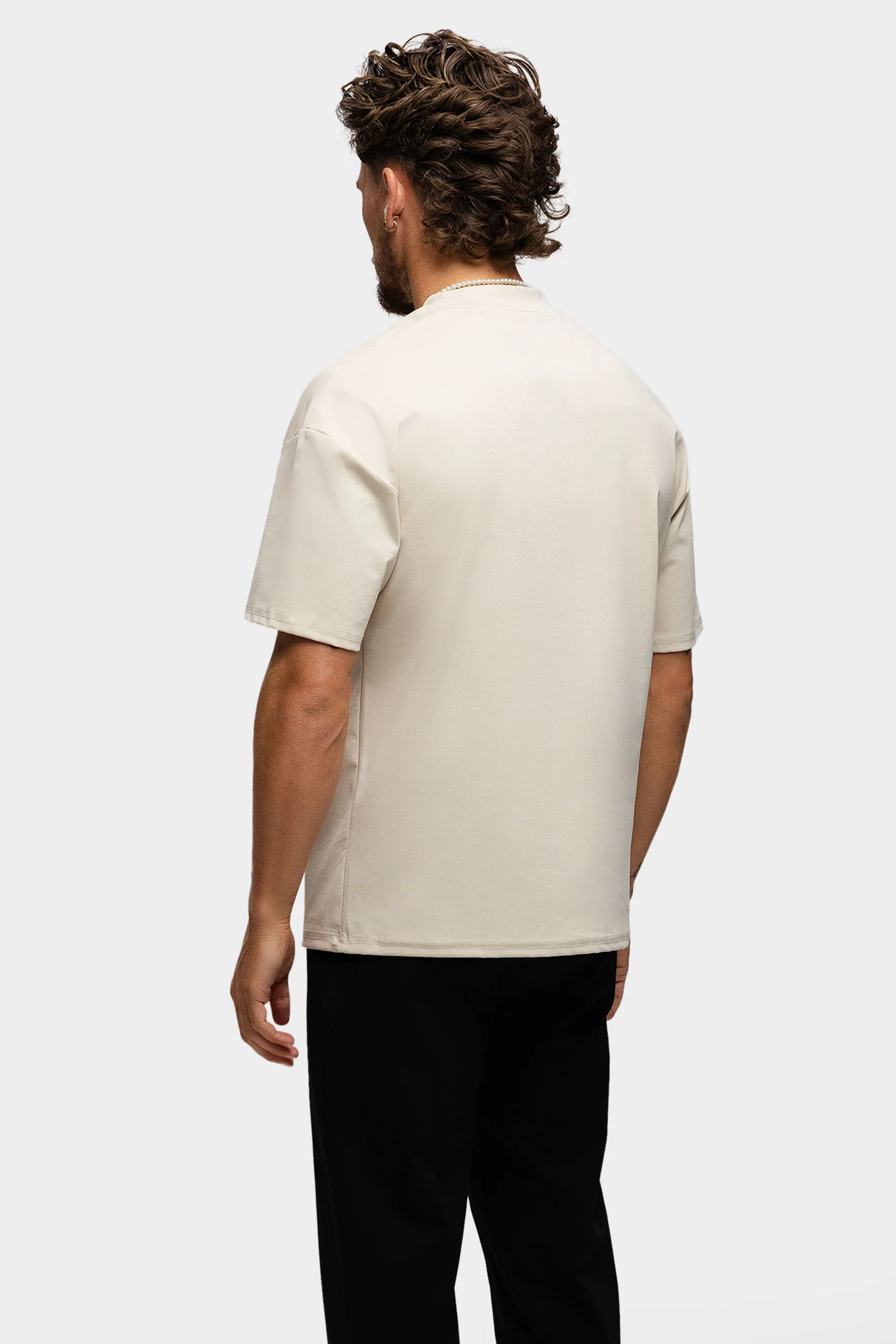 ESSENTIAL MATTE SHIRT LIGHT BEIGE - Image 5
