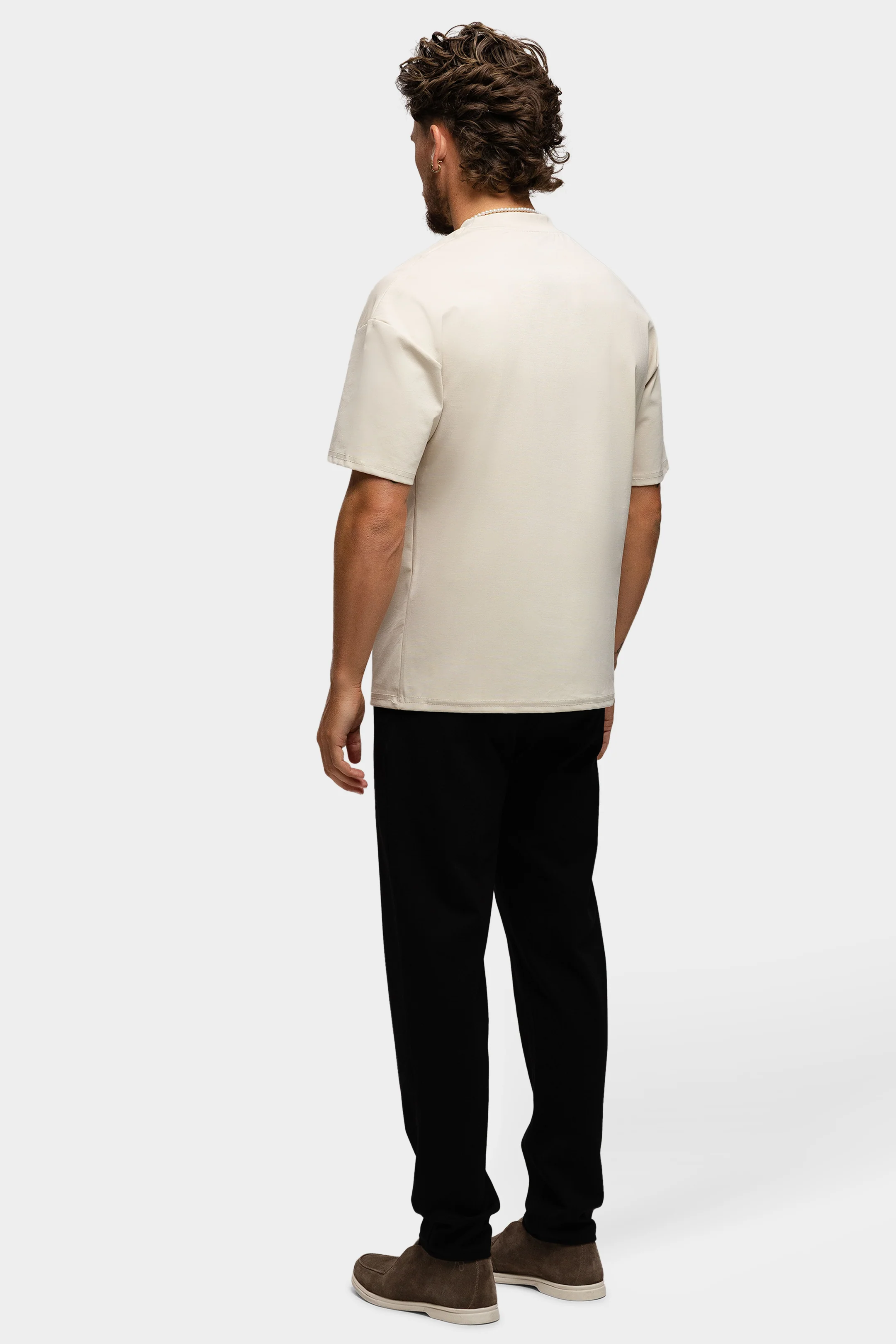 ESSENTIAL MATTE SHIRT LIGHT BEIGE - Image 6