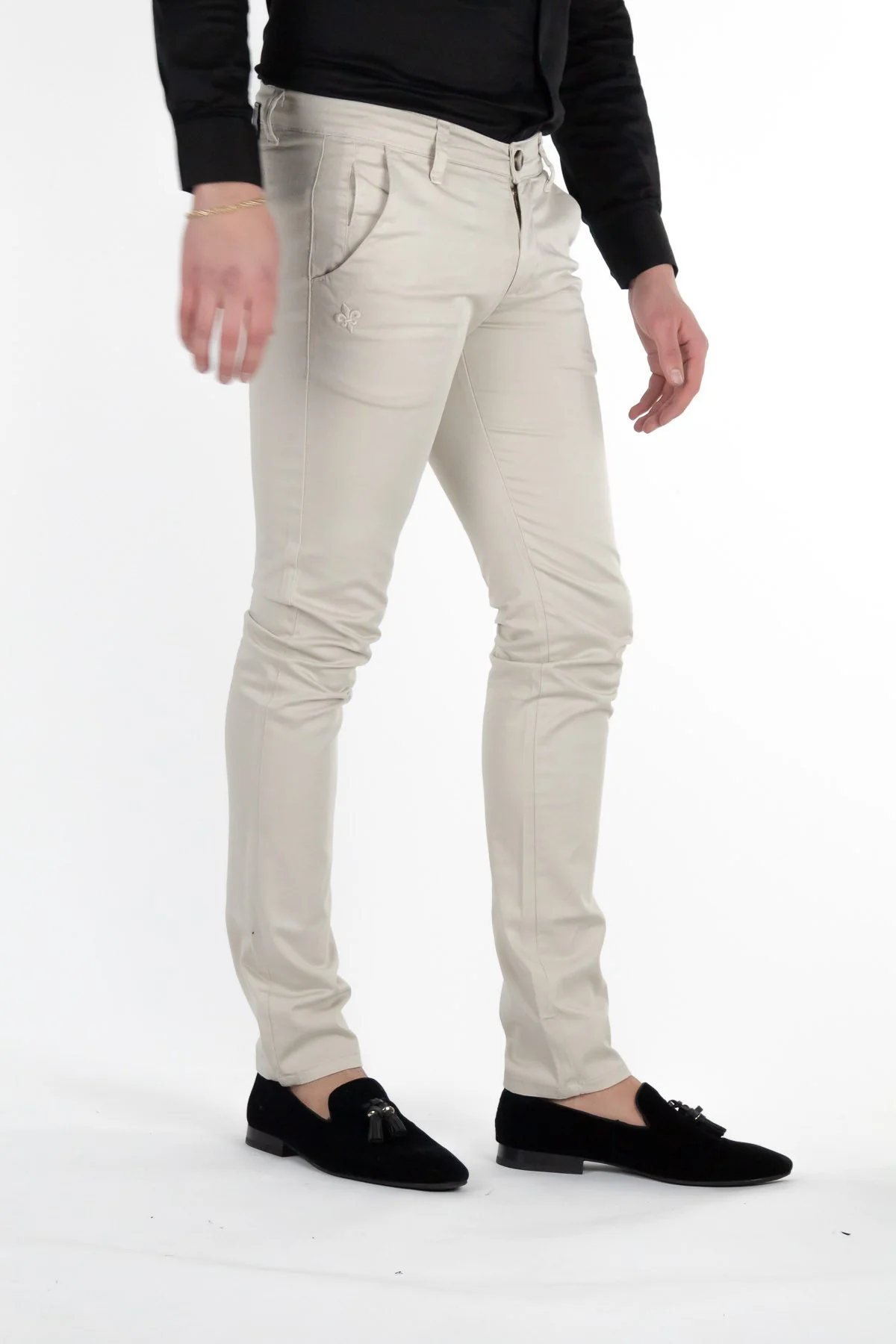 ESSENTIAL MARBELLA BEIGE PANTS - Image 3
