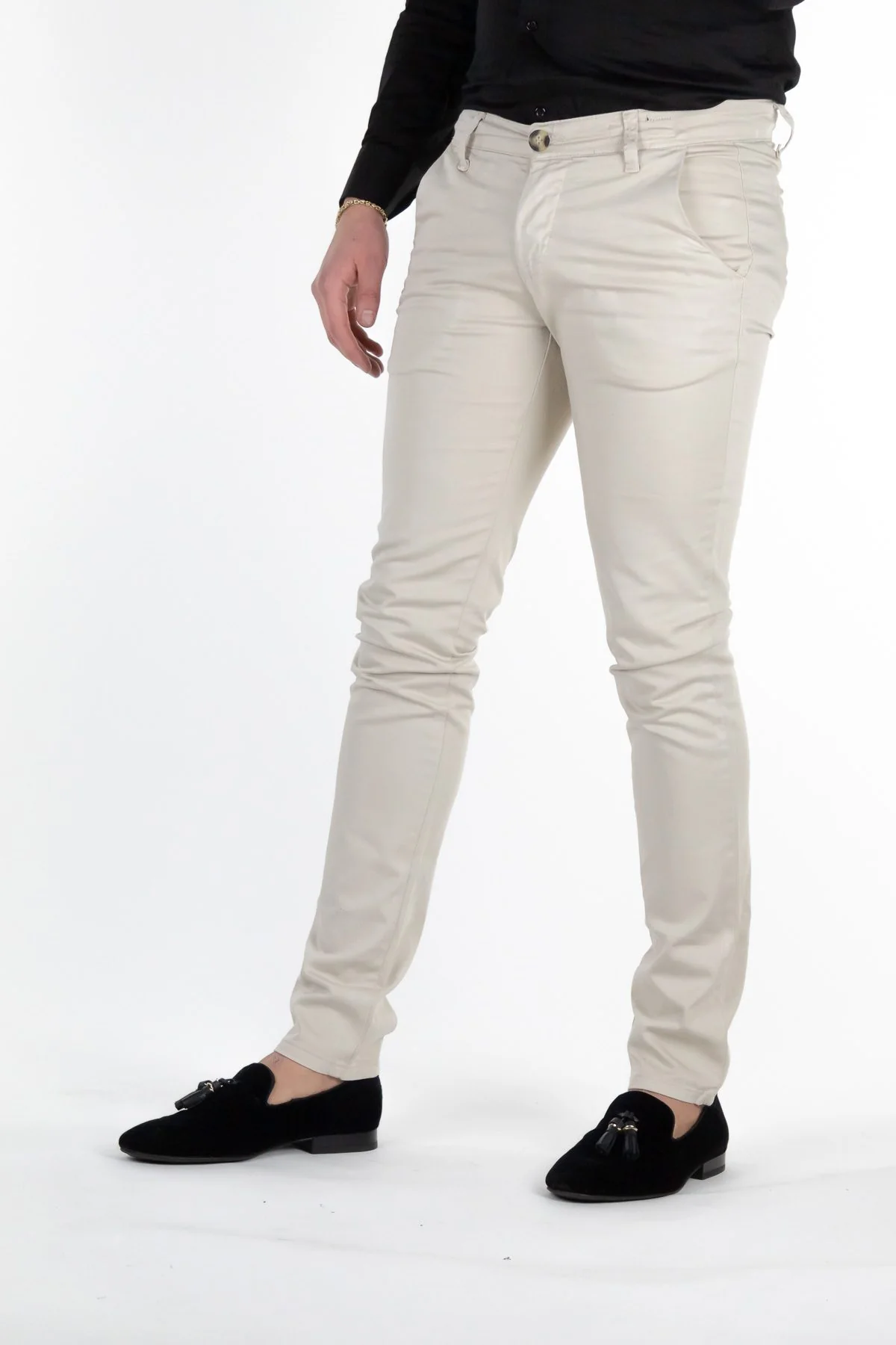 ESSENTIAL MARBELLA BEIGE PANTS - Image 5