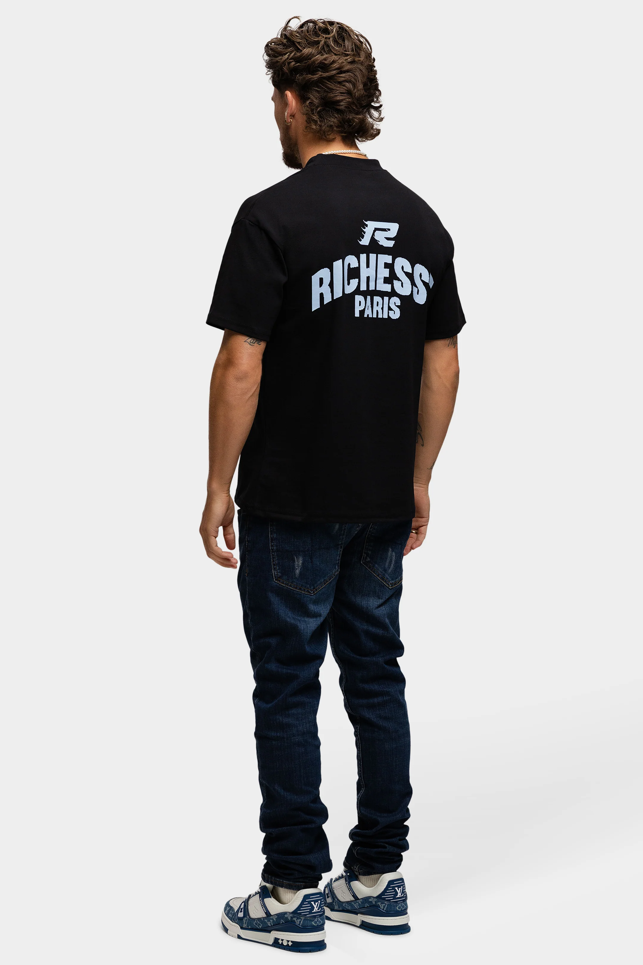 PARIS T-SHIRT BLACK BLUE - Image 10