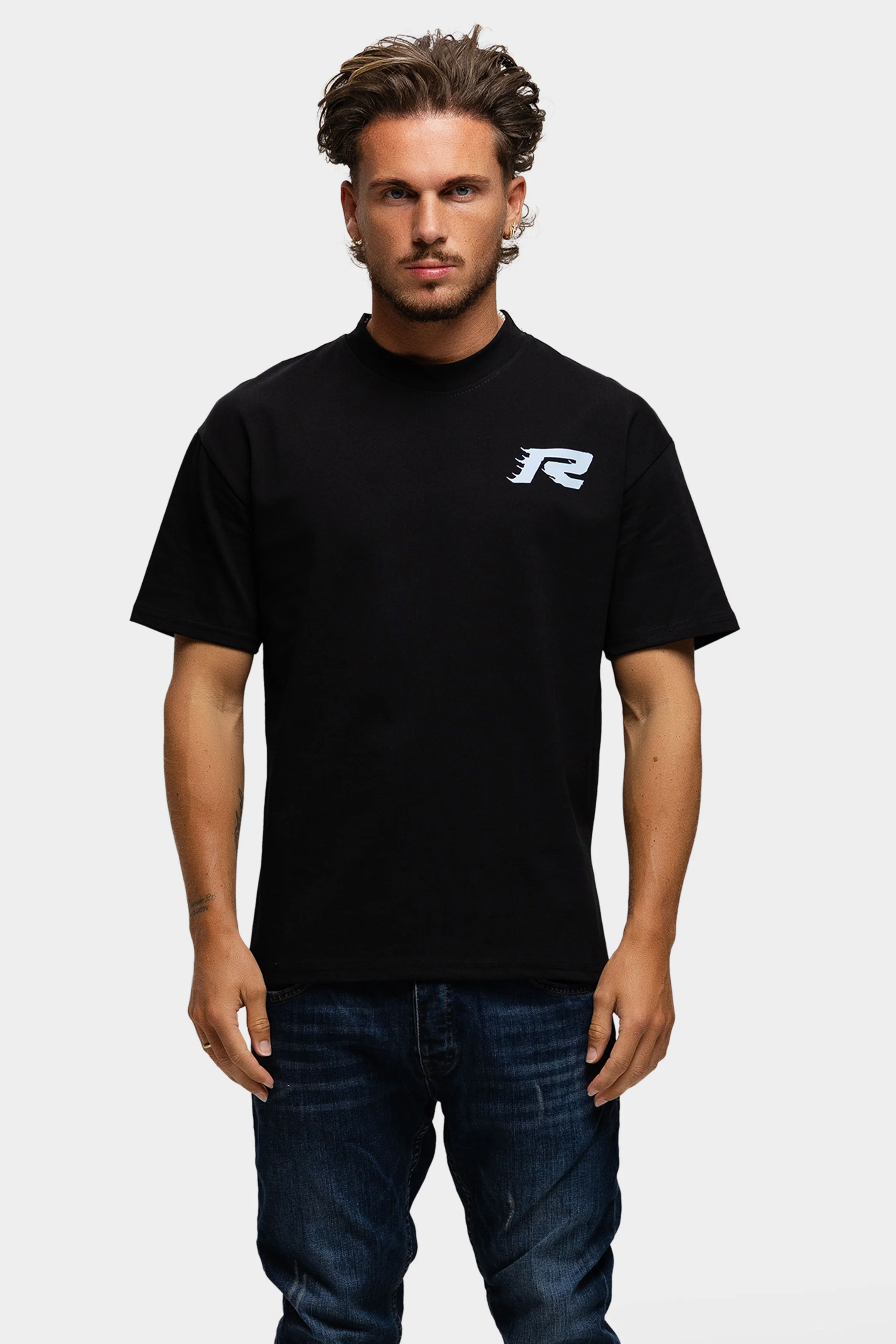 PARIS T-SHIRT BLACK BLUE - Image 4
