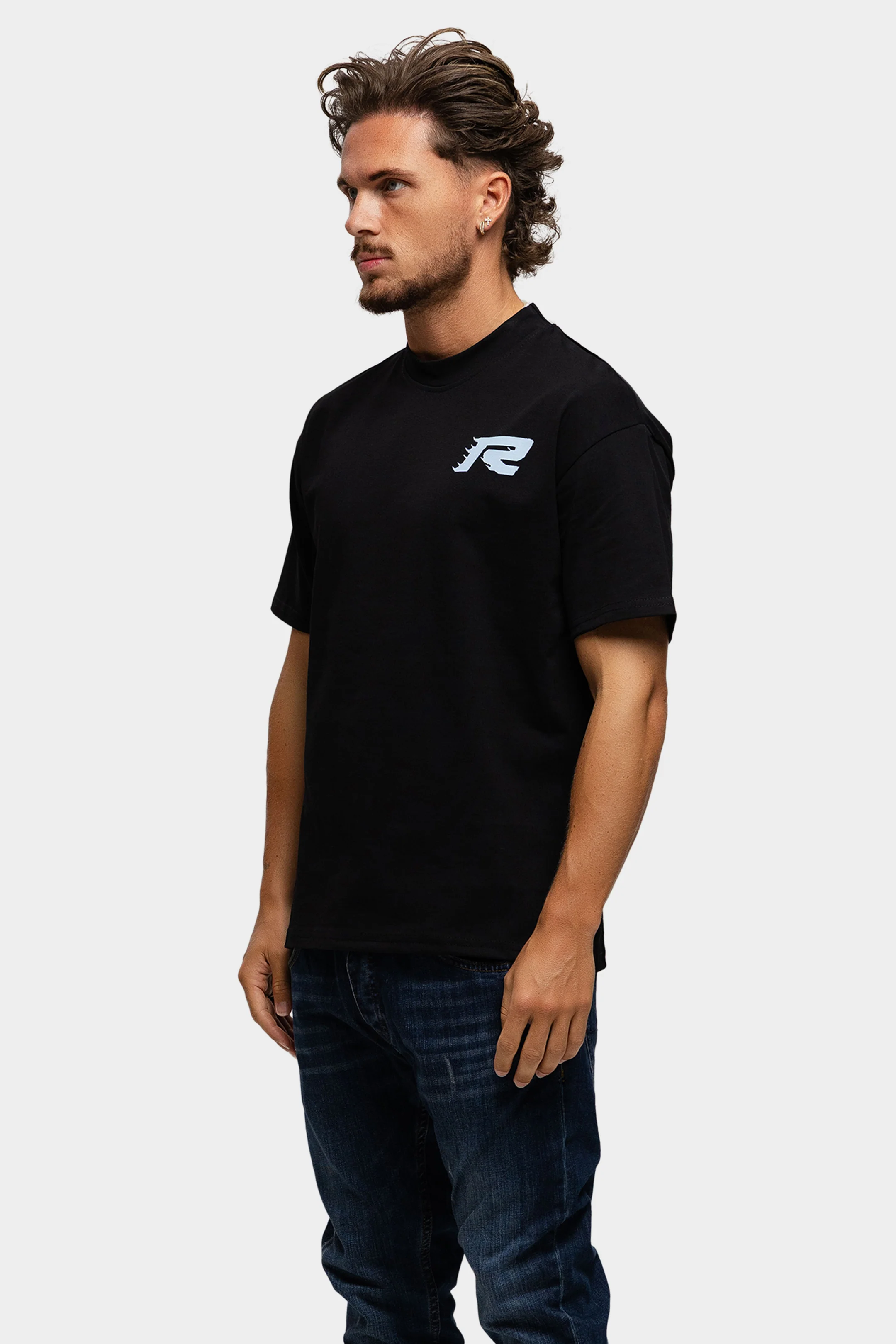 PARIS T-SHIRT BLACK BLUE - Image 6