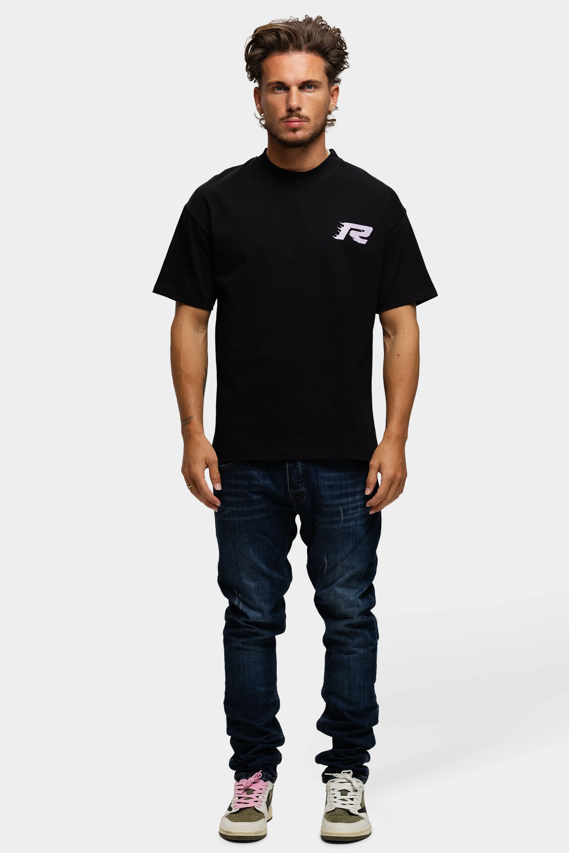 PARIS T-SHIRT BLACK PINK - Image 4