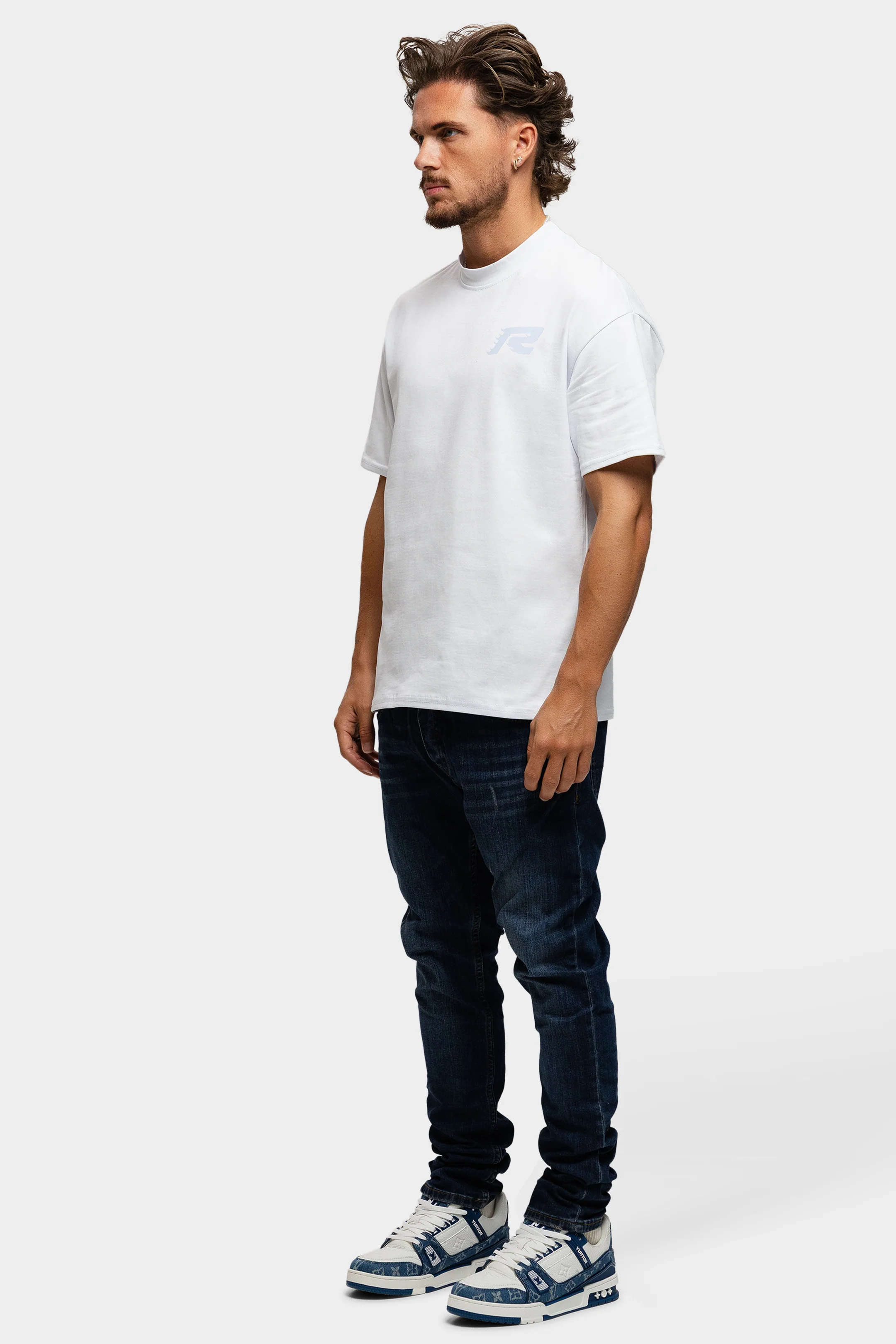 PARIS T-SHIRT WHITE BLUE - Image 6