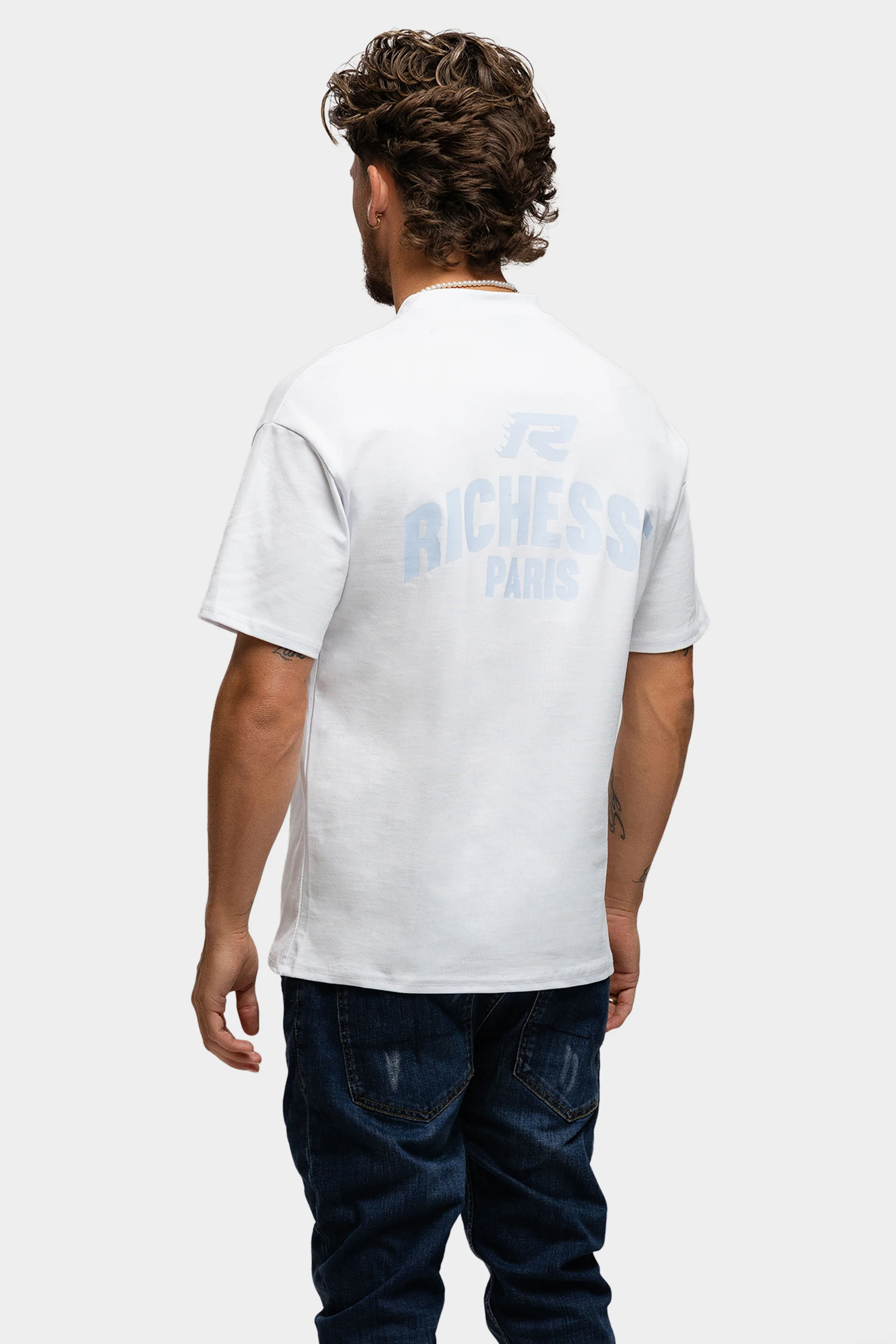 PARIS T-SHIRT WHITE BLUE - Image 7