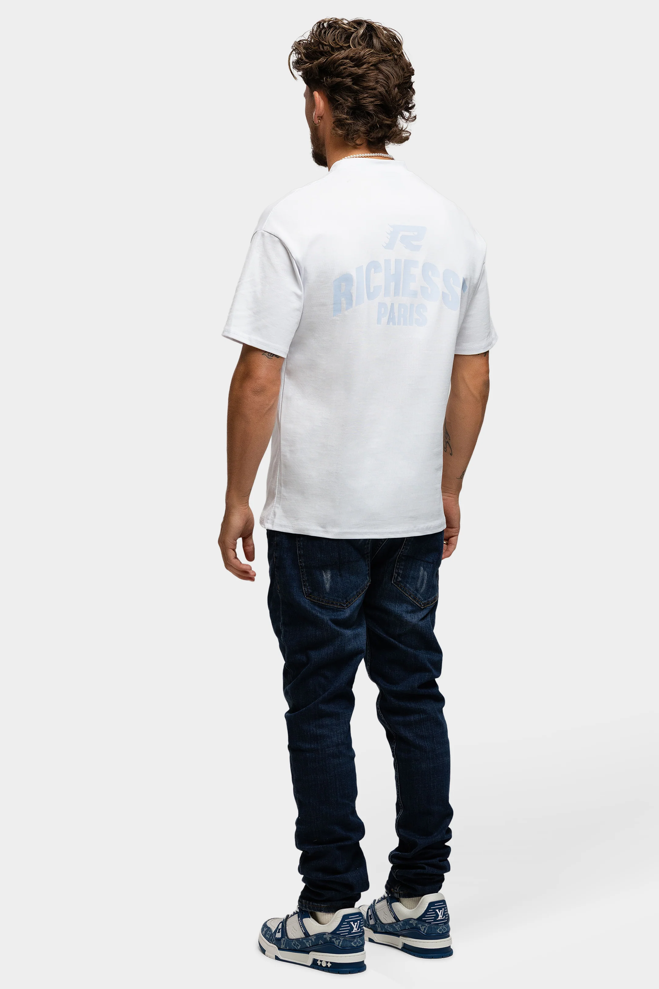 PARIS T-SHIRT WHITE BLUE - Image 8