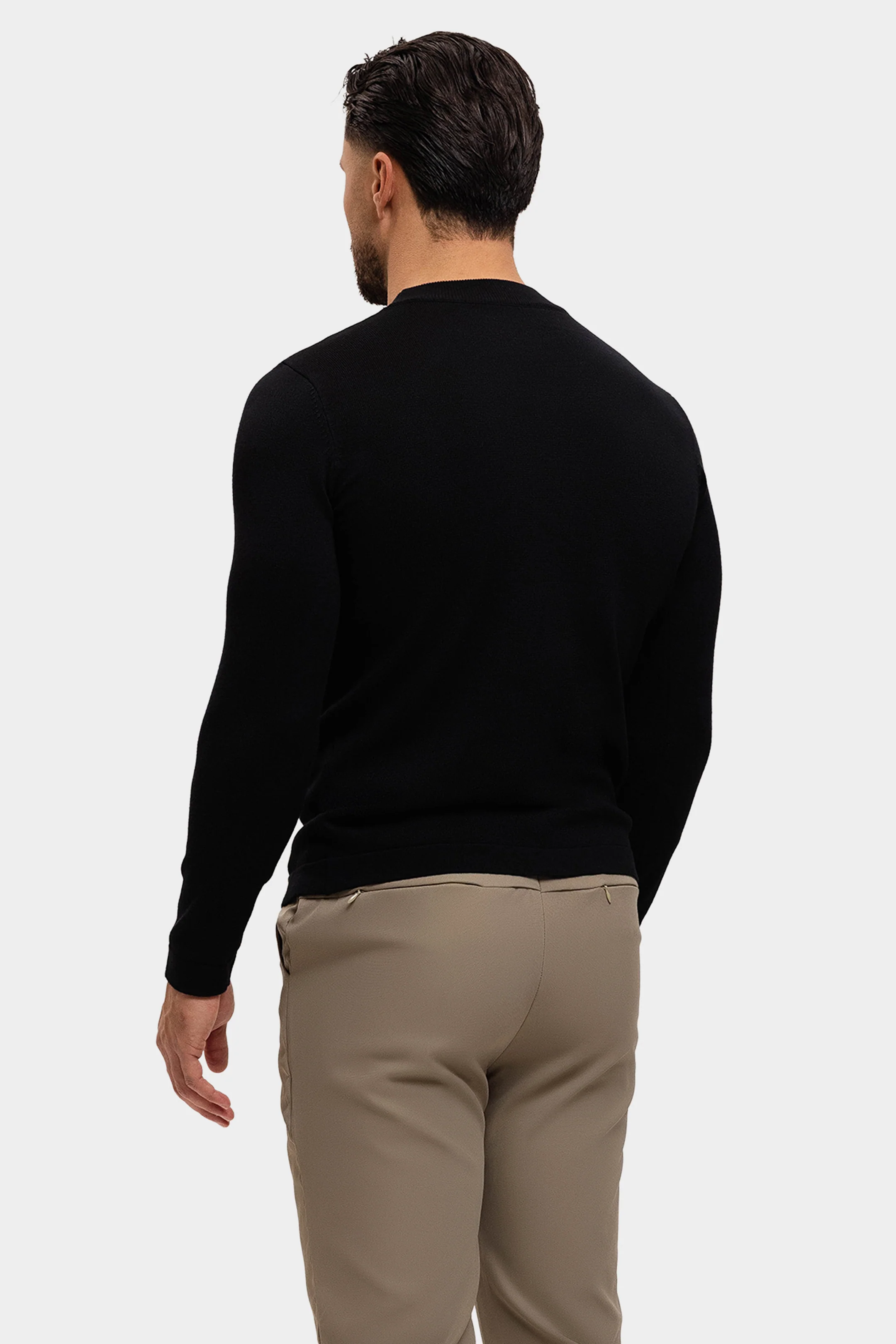 REYES KNITTED SWEATER | BLACK - Image 11