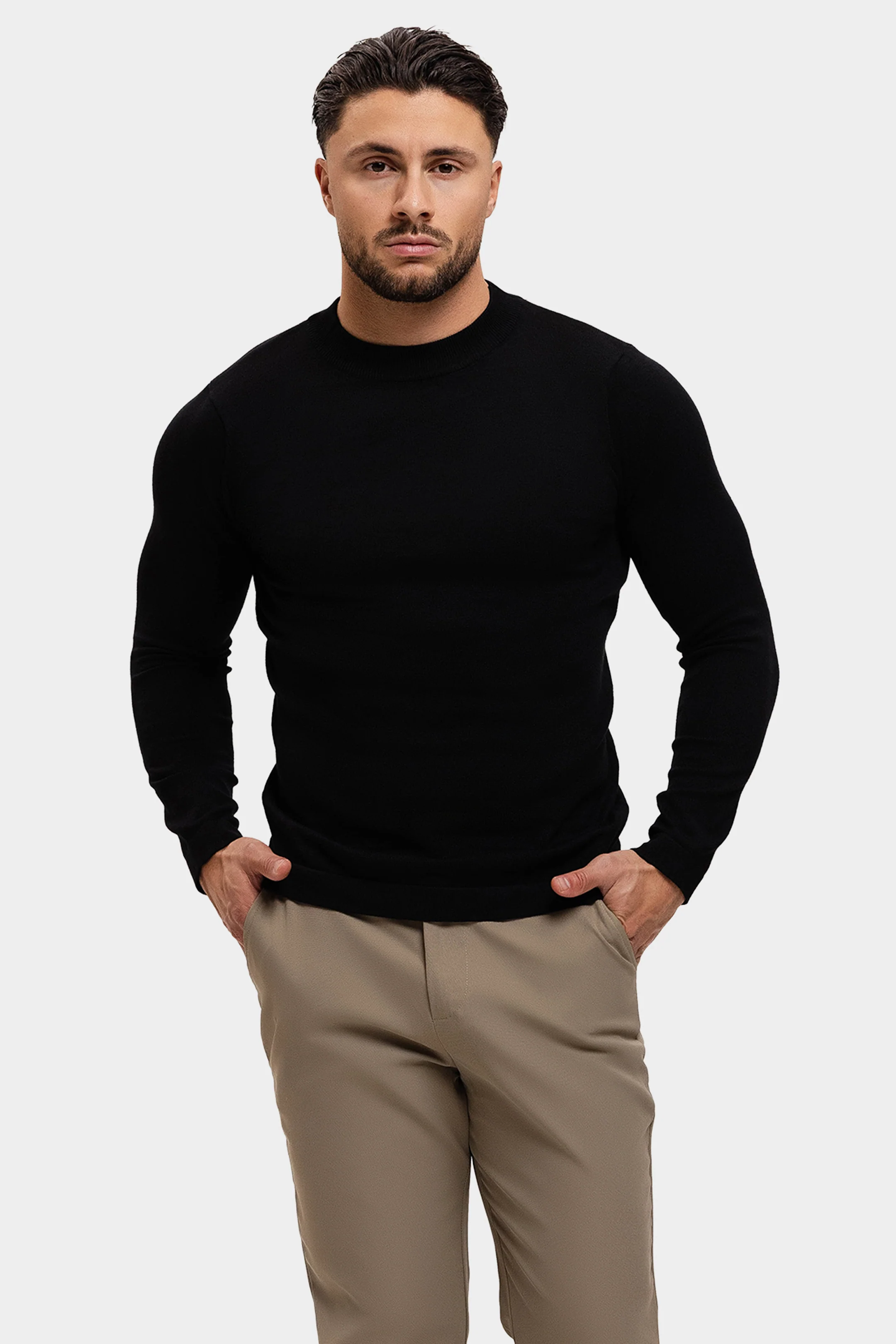 REYES KNITTED SWEATER | BLACK - Image 12