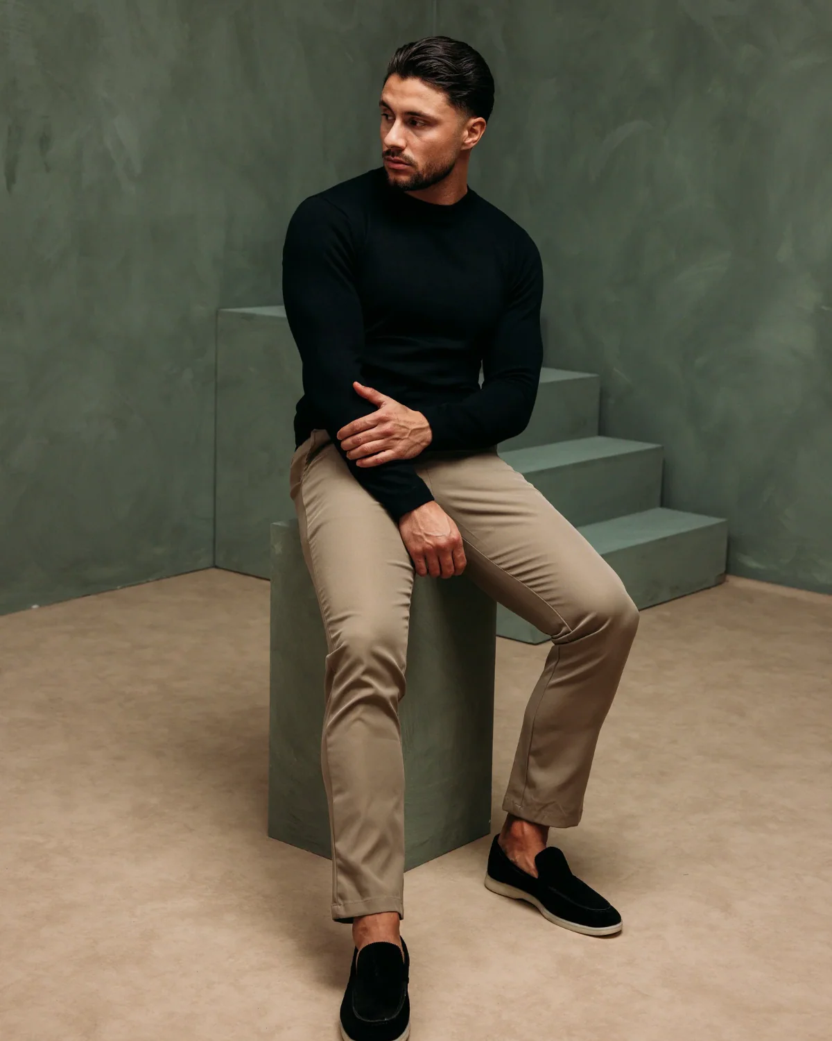 REYES KNITTED SWEATER | BLACK - Image 6