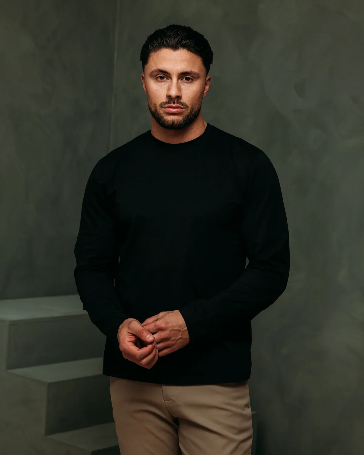 REYES KNITTED SWEATER | BLACK - Image 7