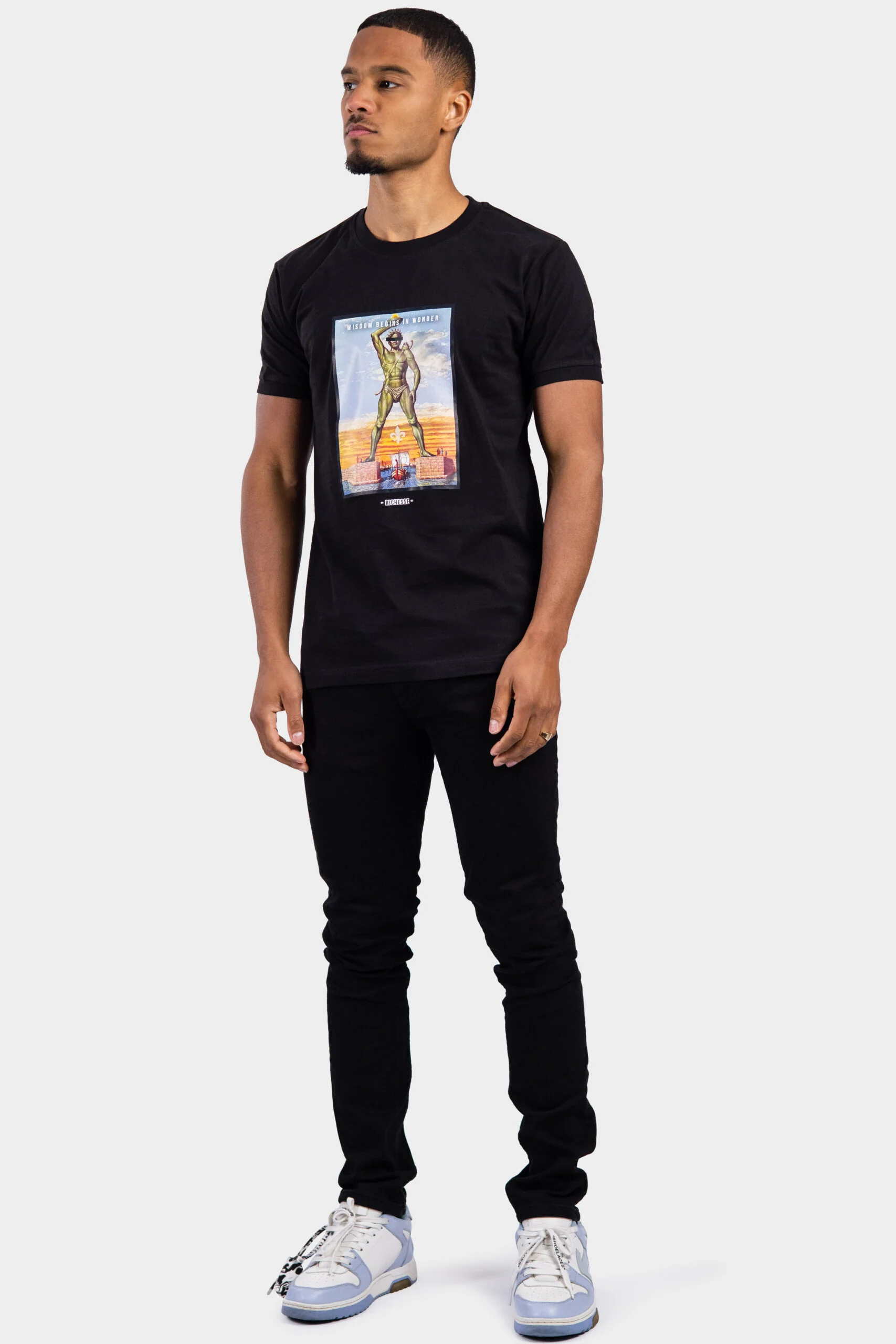 RHODOS BLACK T-SHIRT - Image 3