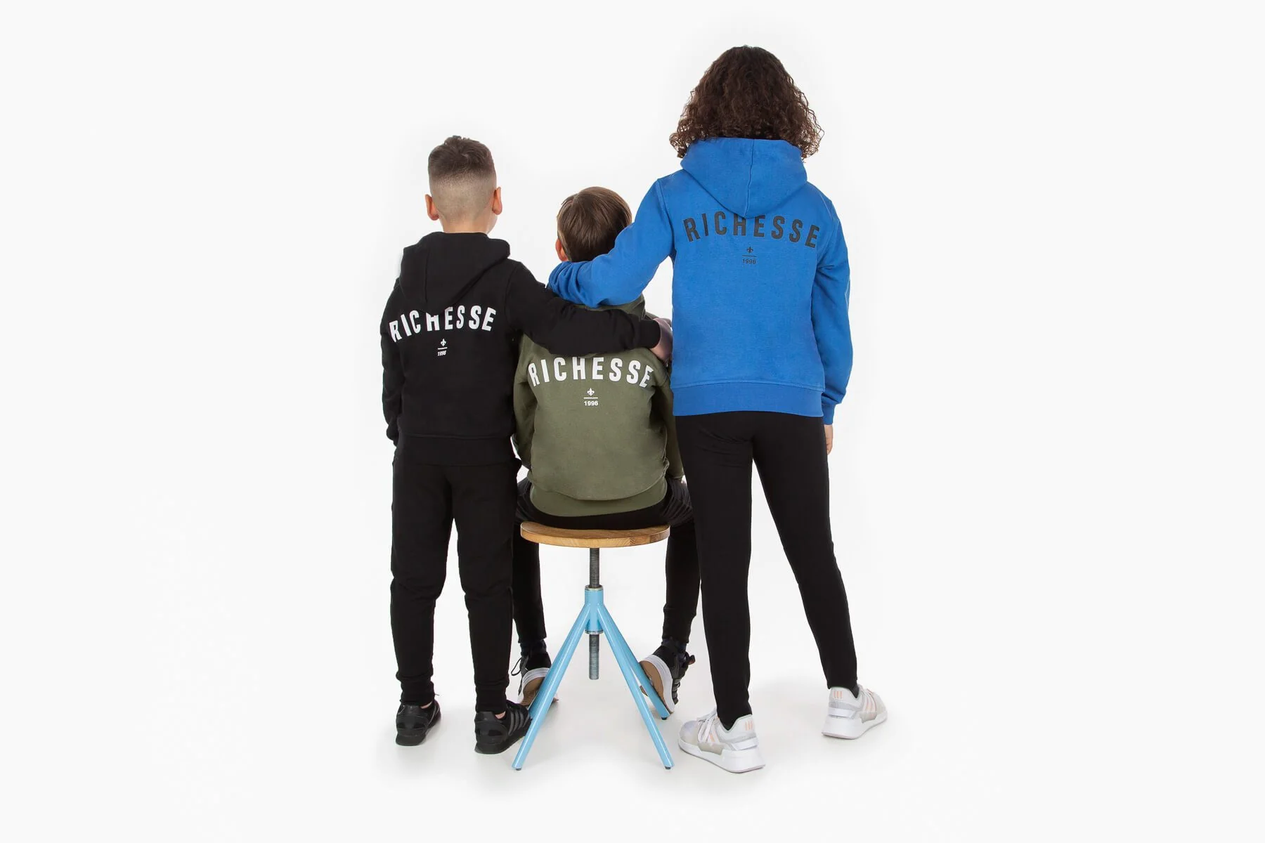 Richesse Deluxe Hoodie JR Blue - Image 3