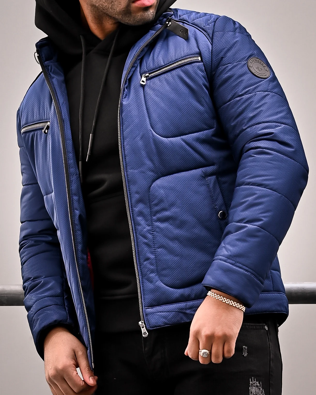 Richesse Jacket Royal Blue - Image 9